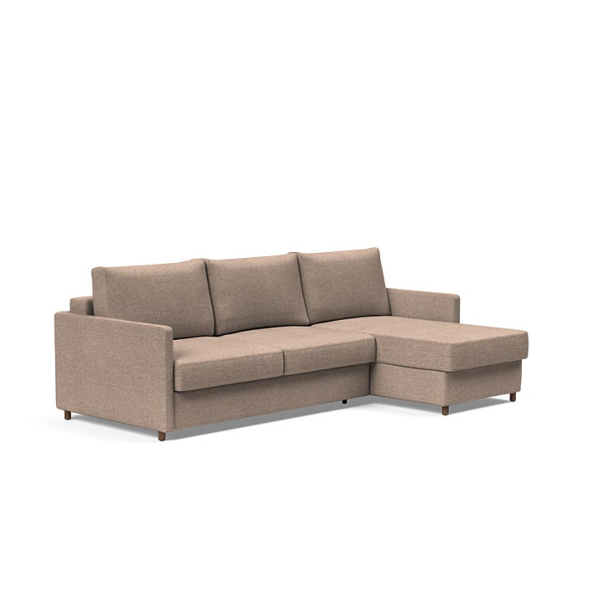 Neah Slim Arms Sofa Bed with Lounger
