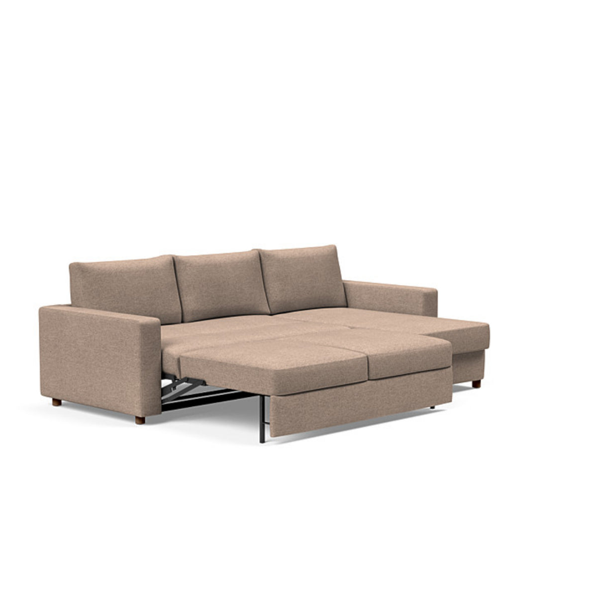 Neah Standard Arms Sofa Bed with Lounger
