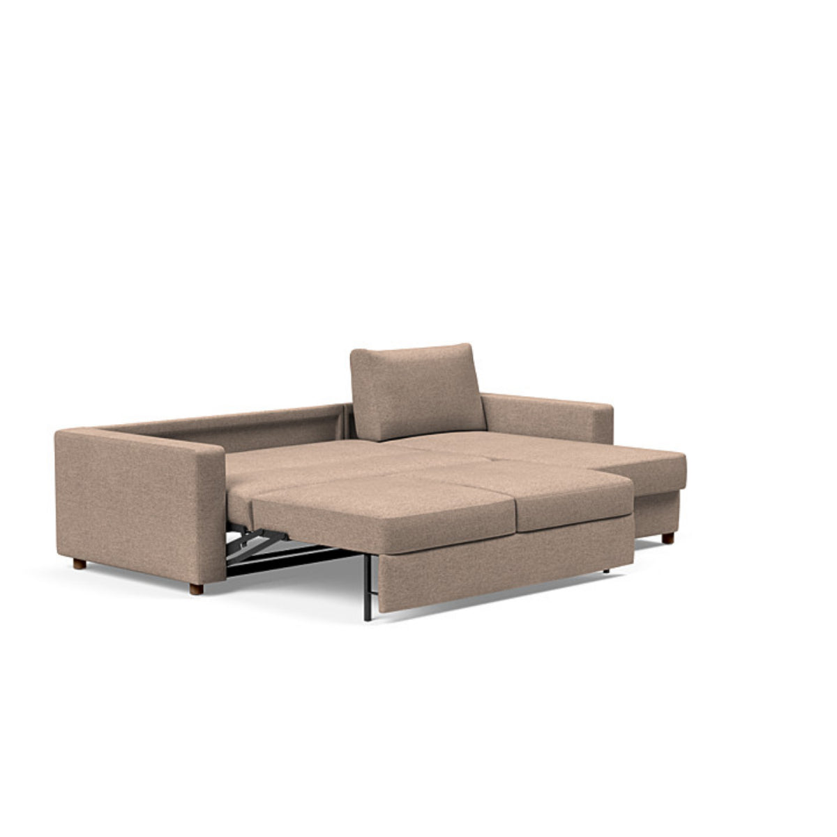 Neah Standard Arms Sofa Bed with Lounger