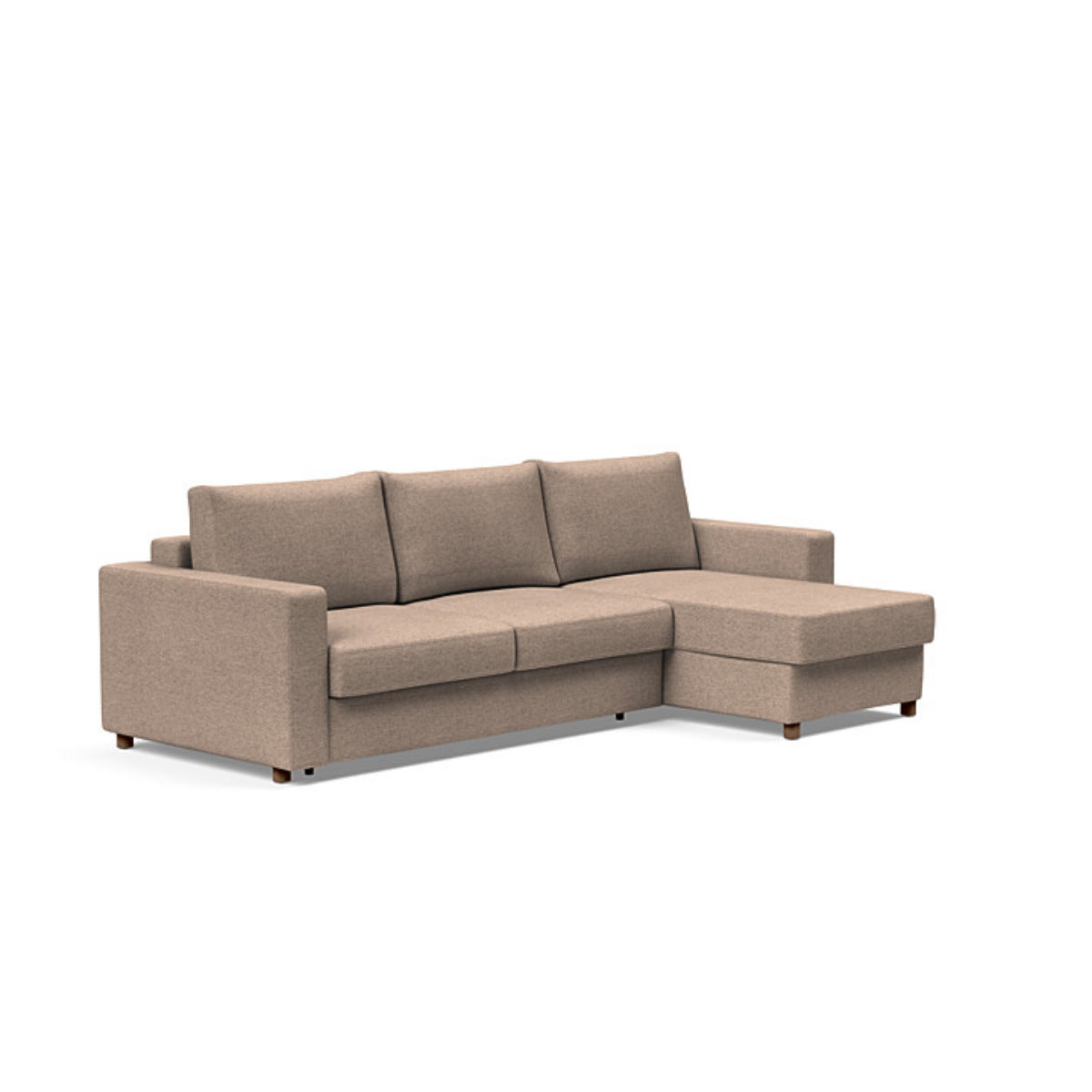 Neah Standard Arms Sofa Bed with Lounger