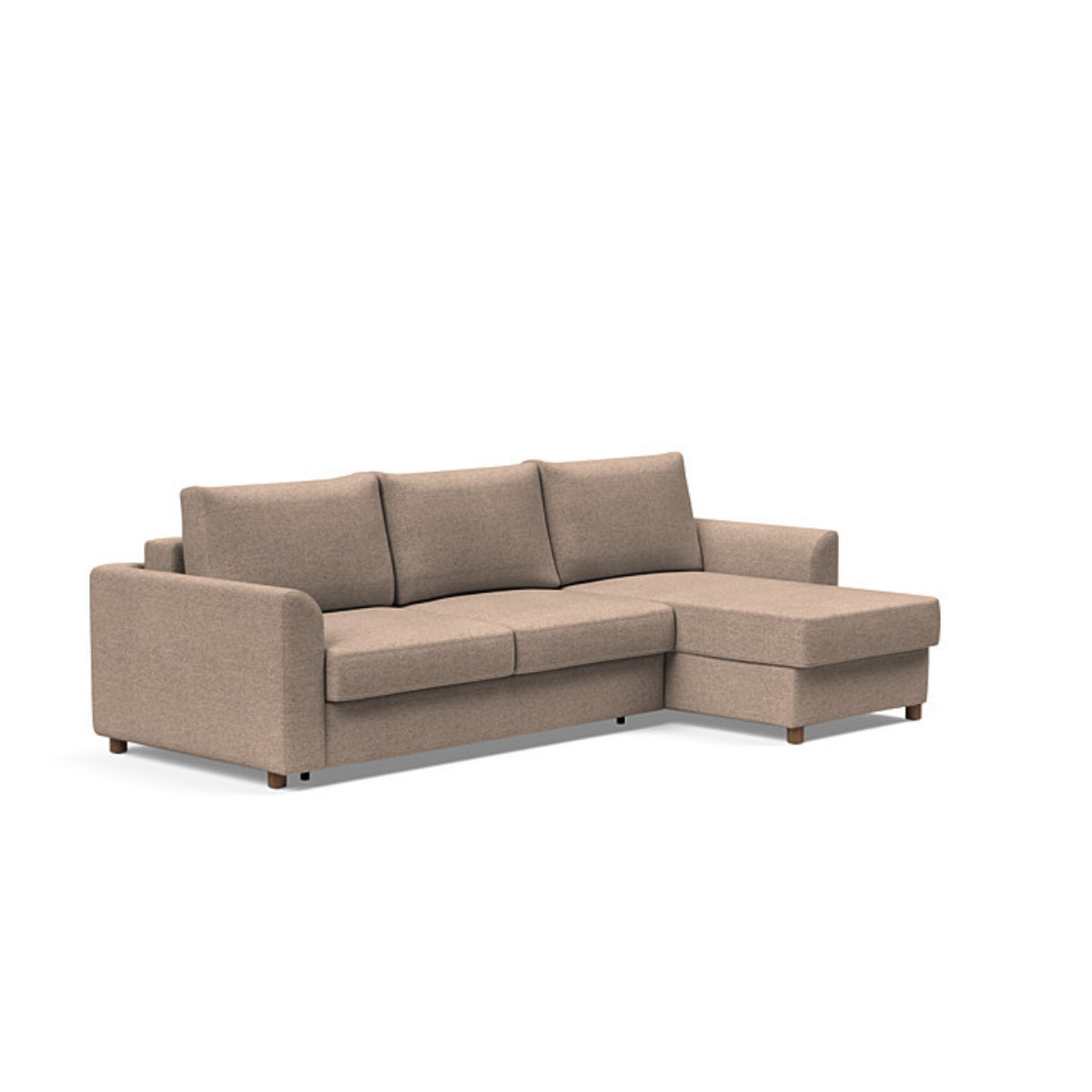 Neah Curved Arms Sofa Bed with Lounger