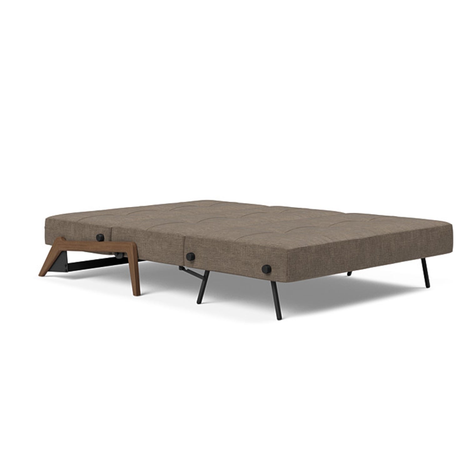 Cubed 02 Sofa with Dark Wood Legs