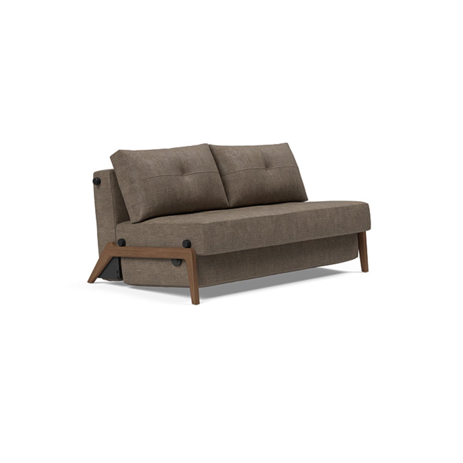 Cubed 02 Sofa with Dark Wood Legs