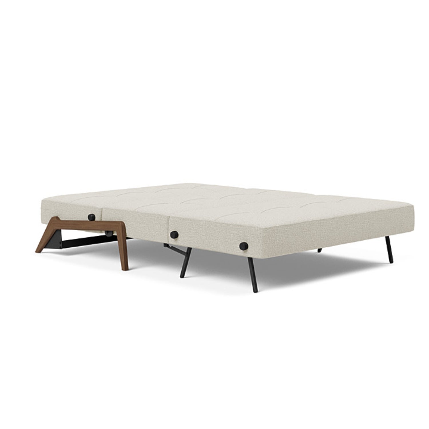 Cubed 02 Sofa with Dark Wood Legs