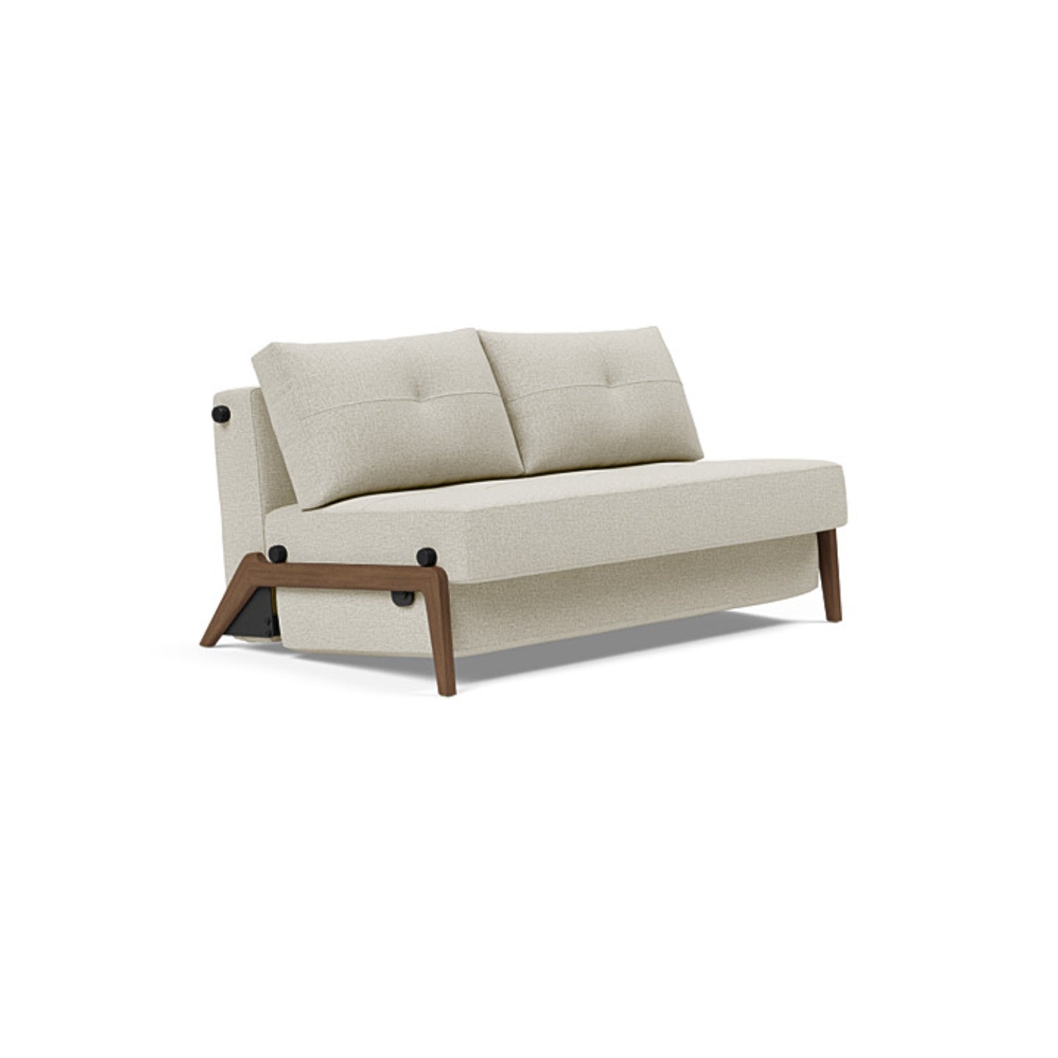 Cubed 02 Sofa with Dark Wood Legs