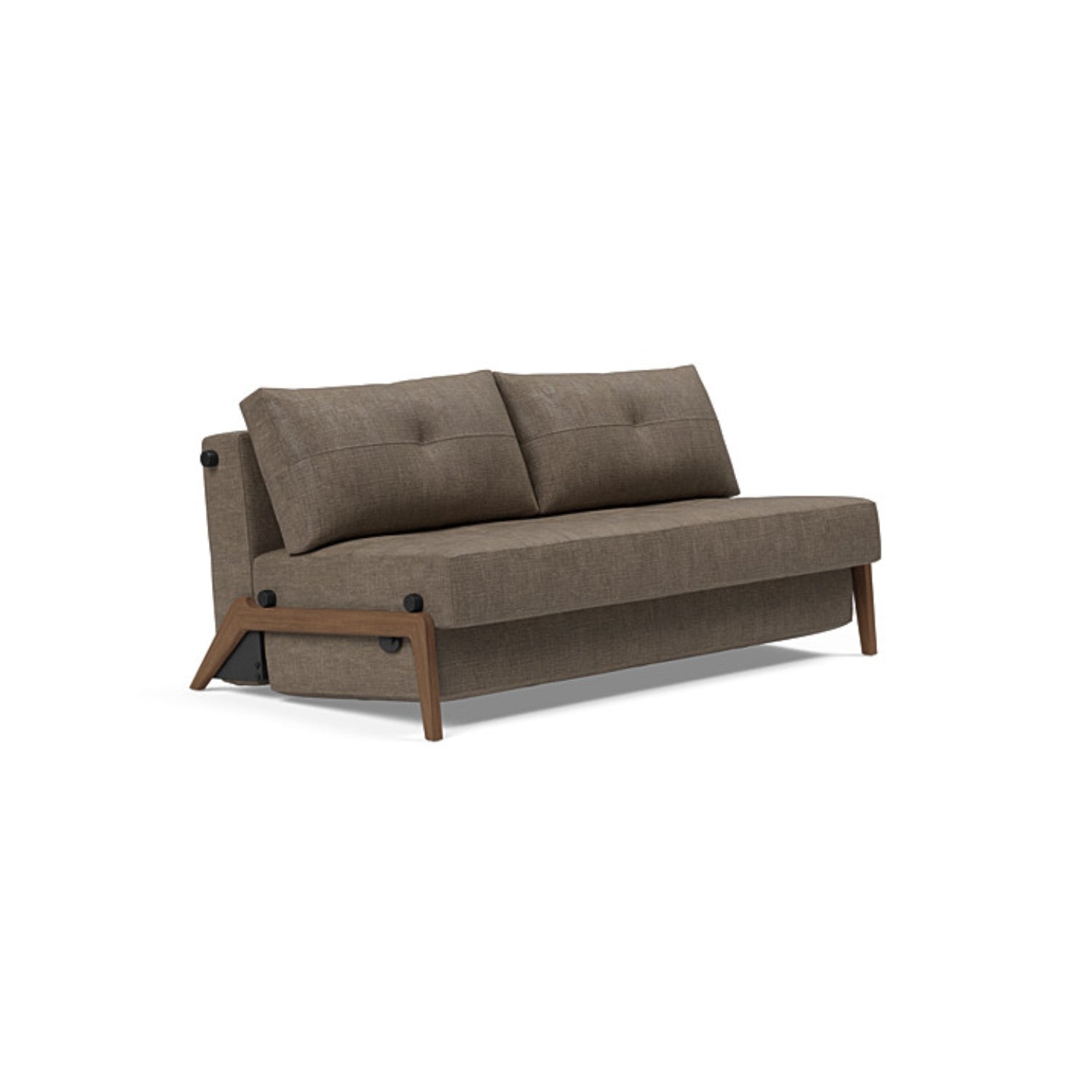 Cubed 02 Sofa with Dark Wood Legs