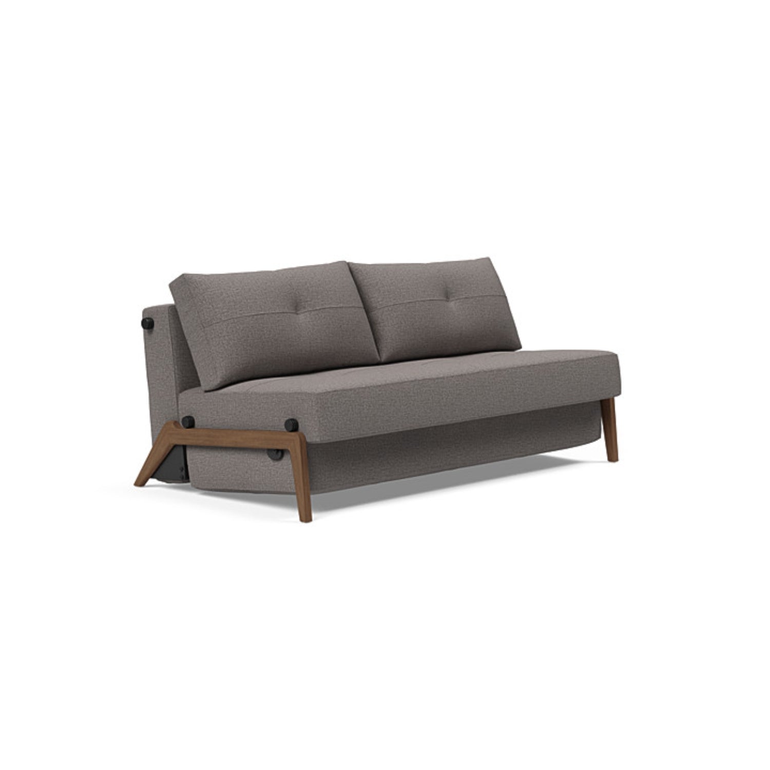 Cubed 02 Sofa with Dark Wood Legs