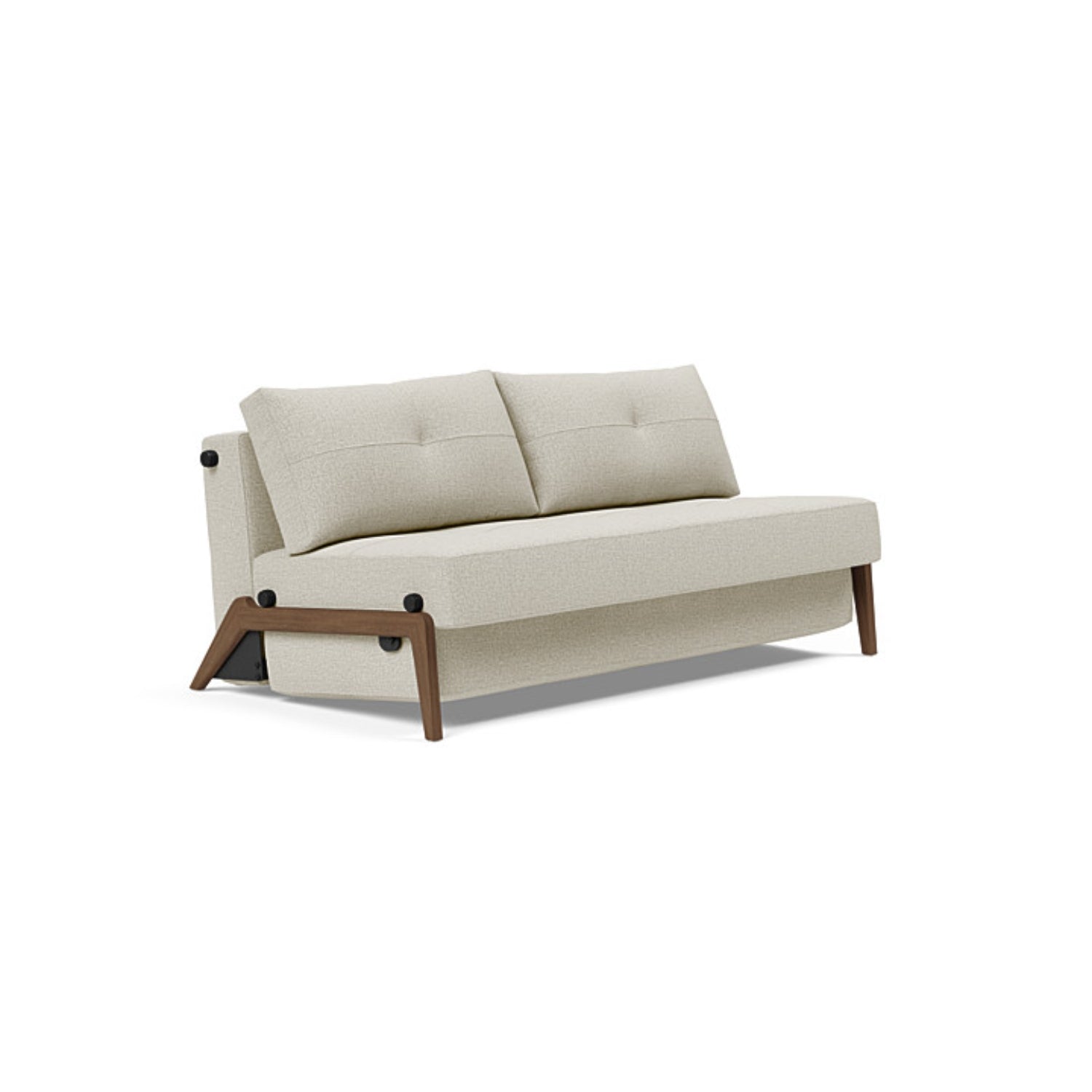 Cubed 02 Sofa with Dark Wood Legs