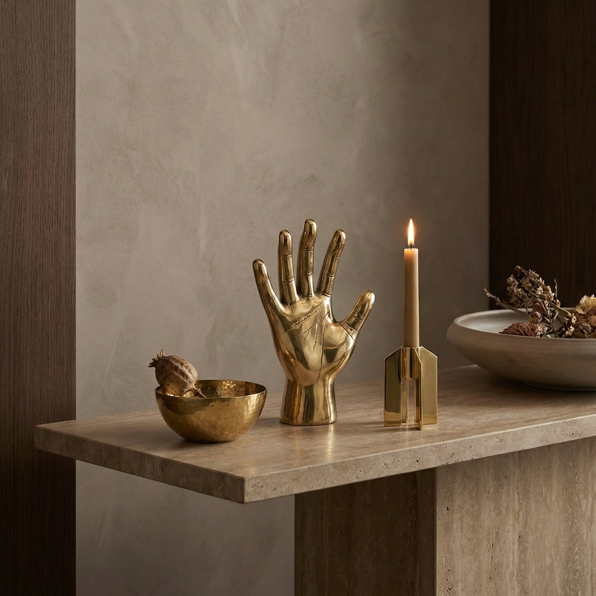 Open Hand Sculpture