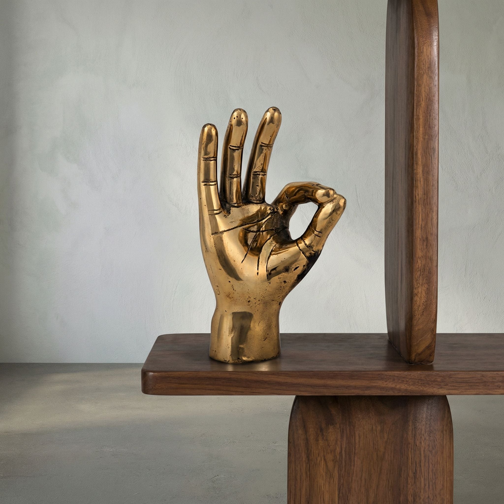 OK Sign Sculpture