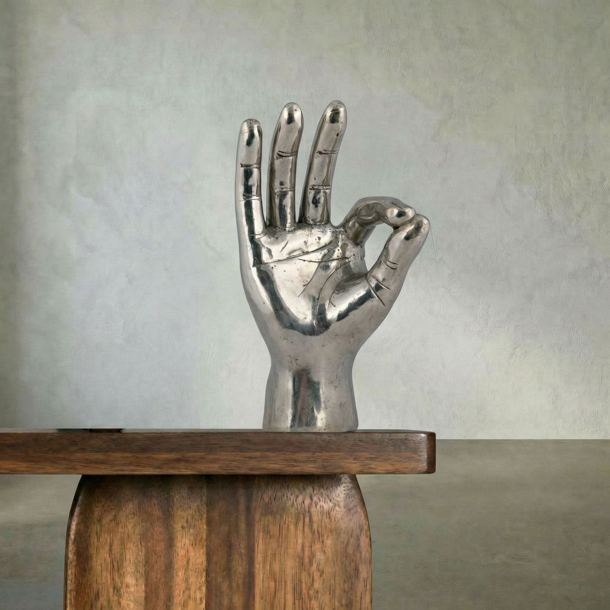 OK Sign Sculpture
