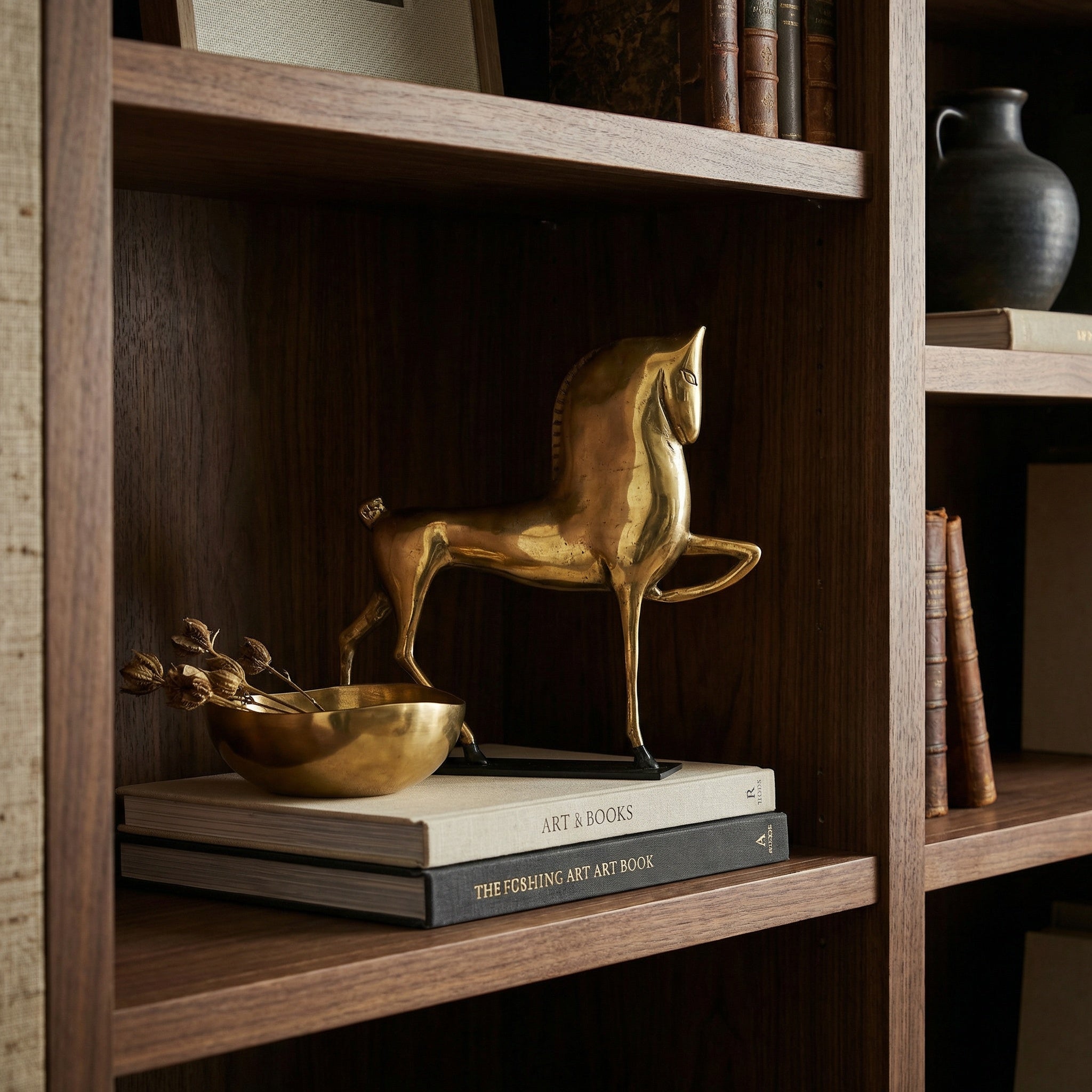 Horse on Stand Sculpture