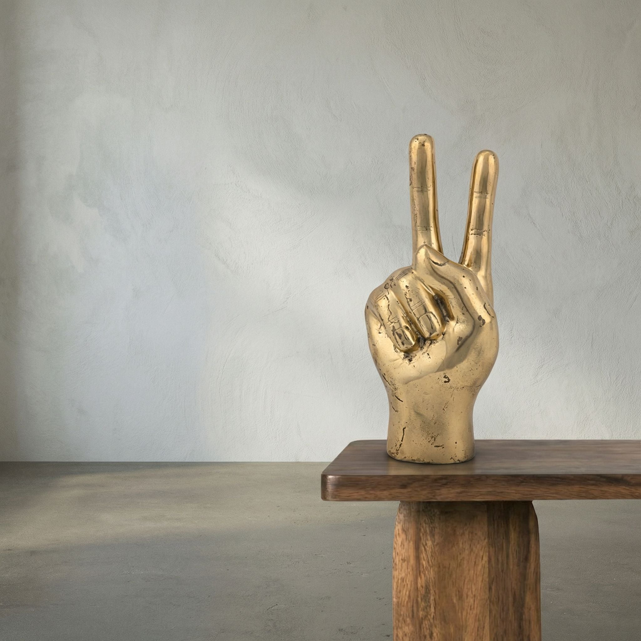 Peace Sign Sculpture