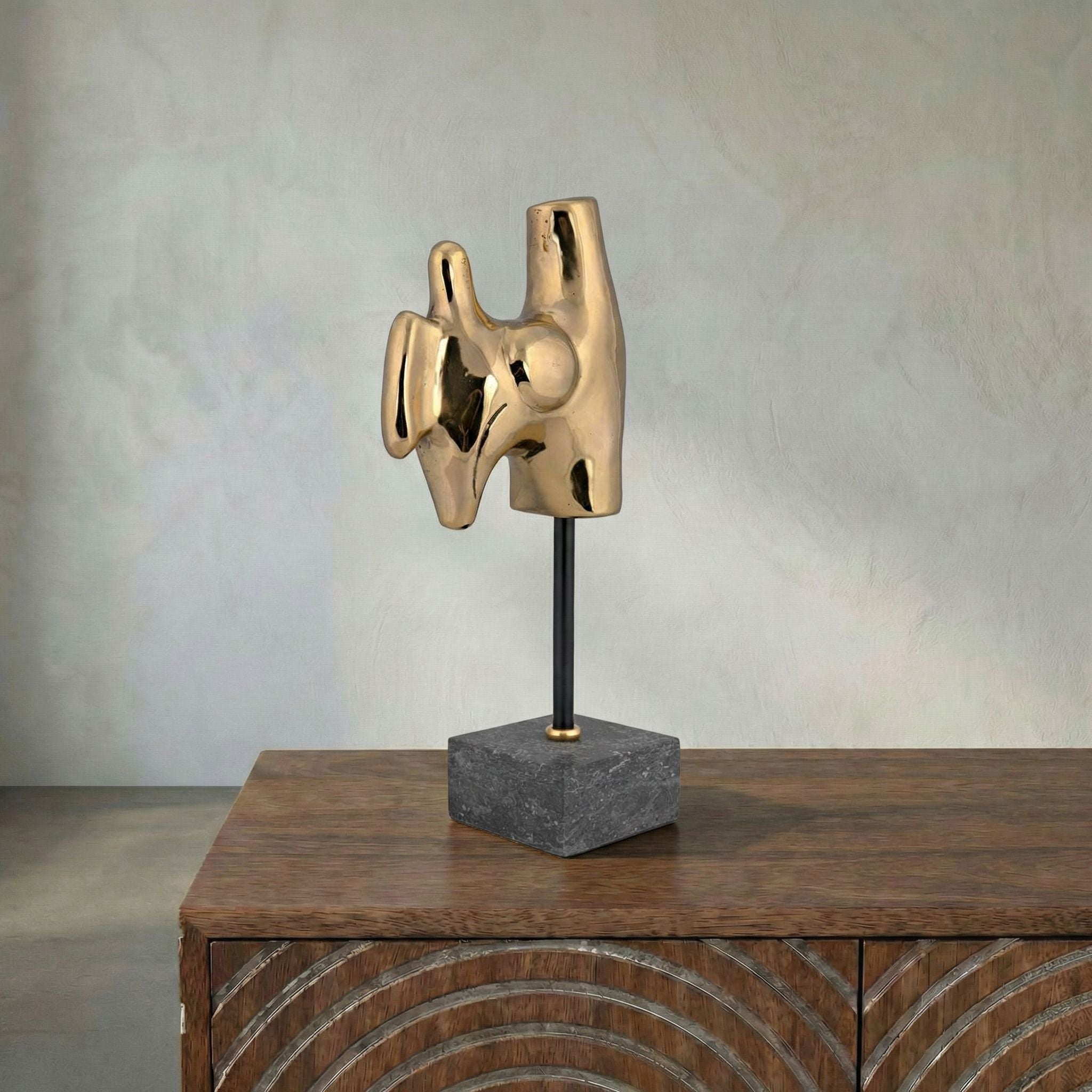 Goker with Stand Sculpture
