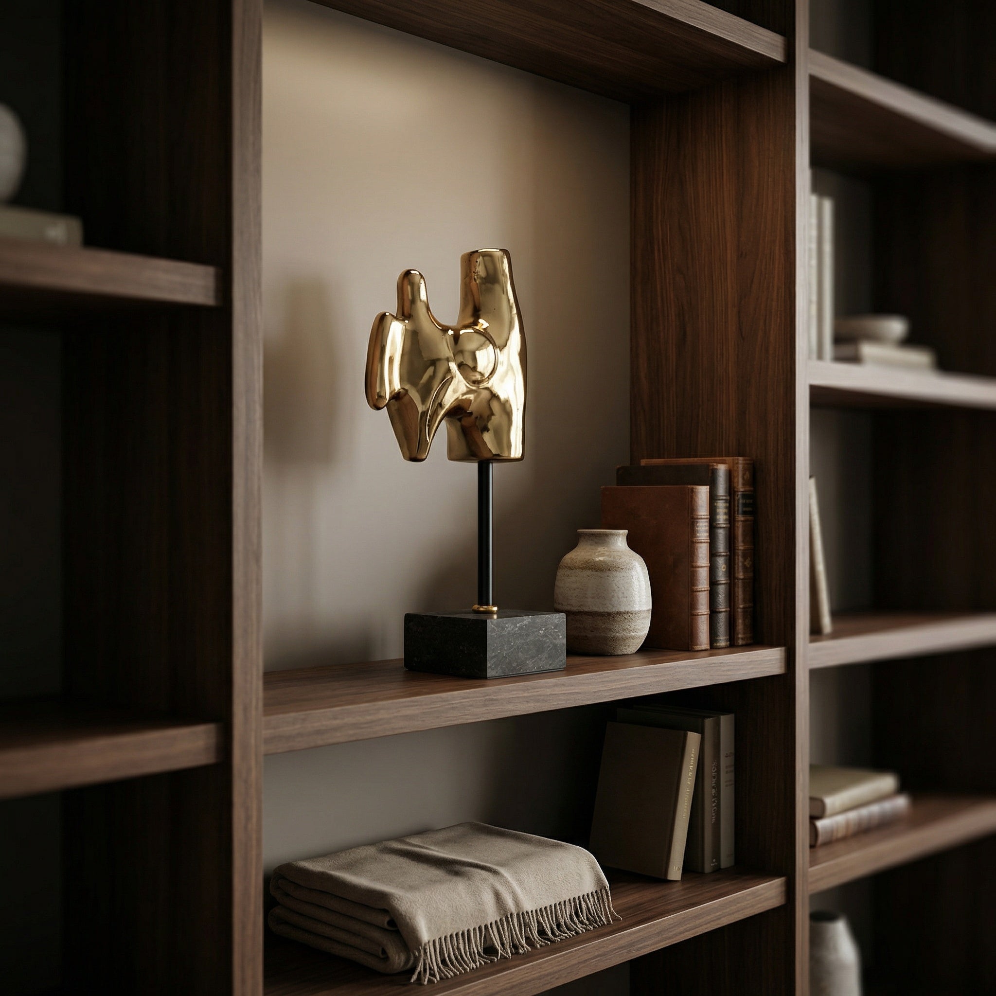 Goker with Stand Sculpture