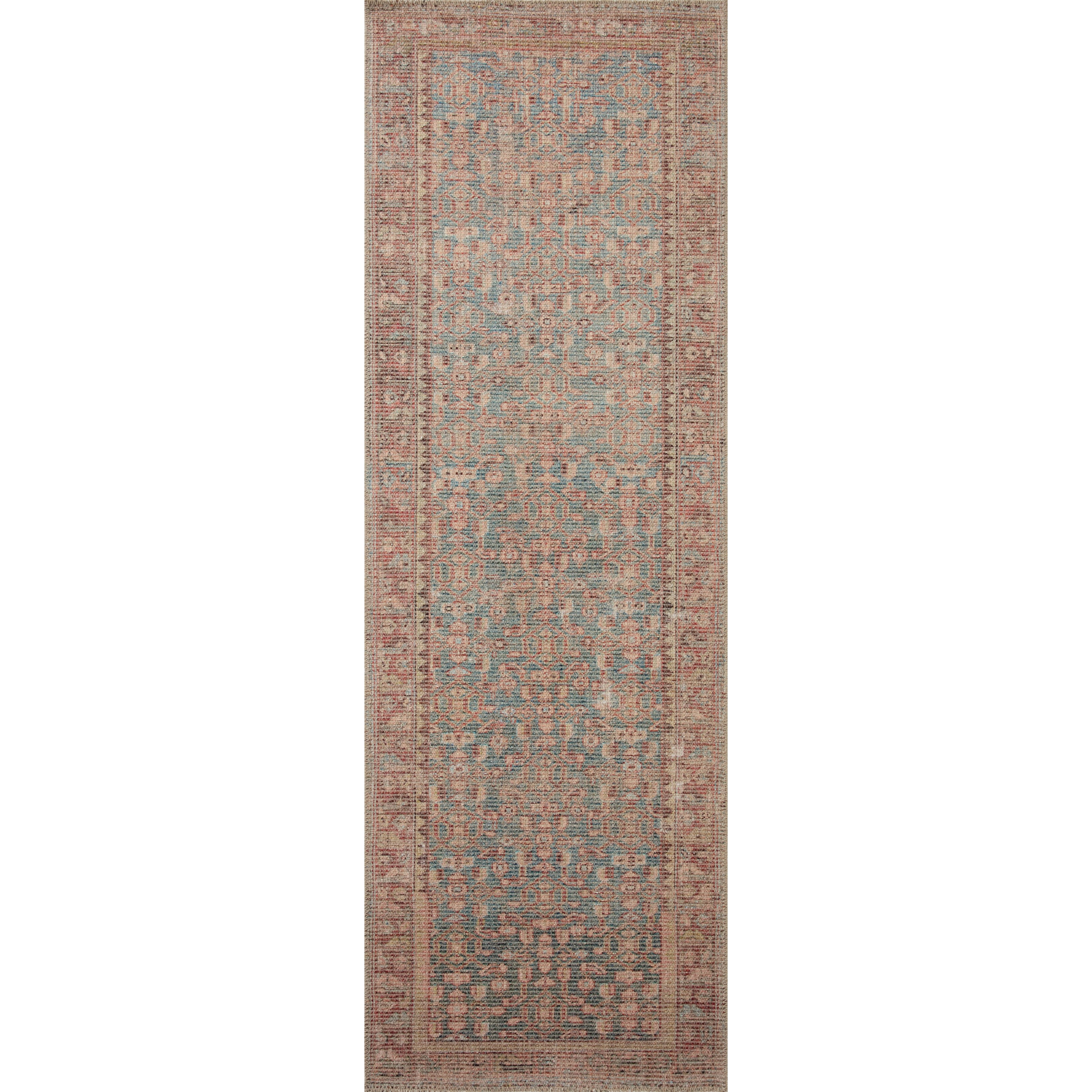Angela Rose x Loloi Aubrey Blue/Terracotta Rug