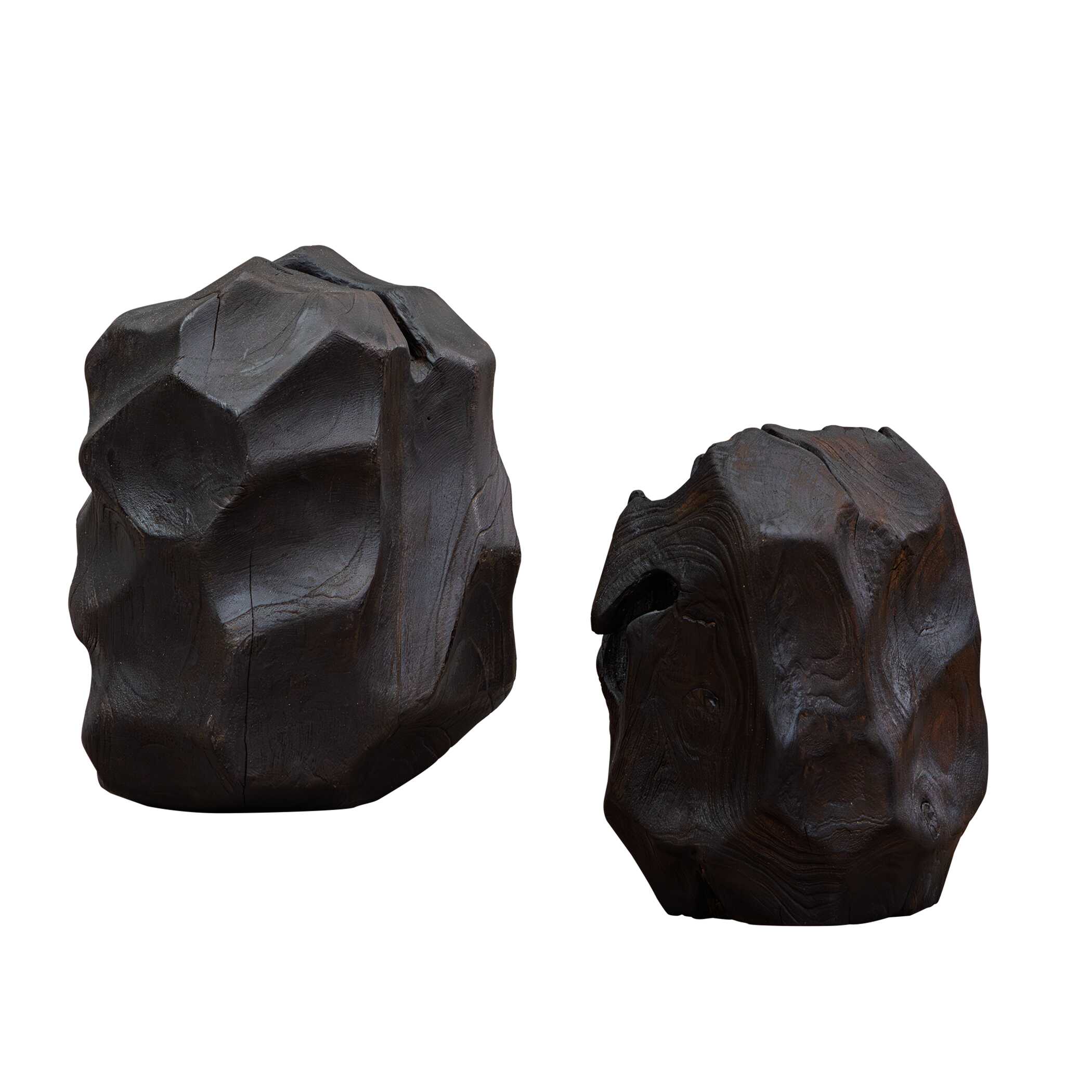 Uttermost Ember Root Teak Sculpture - Set of 2