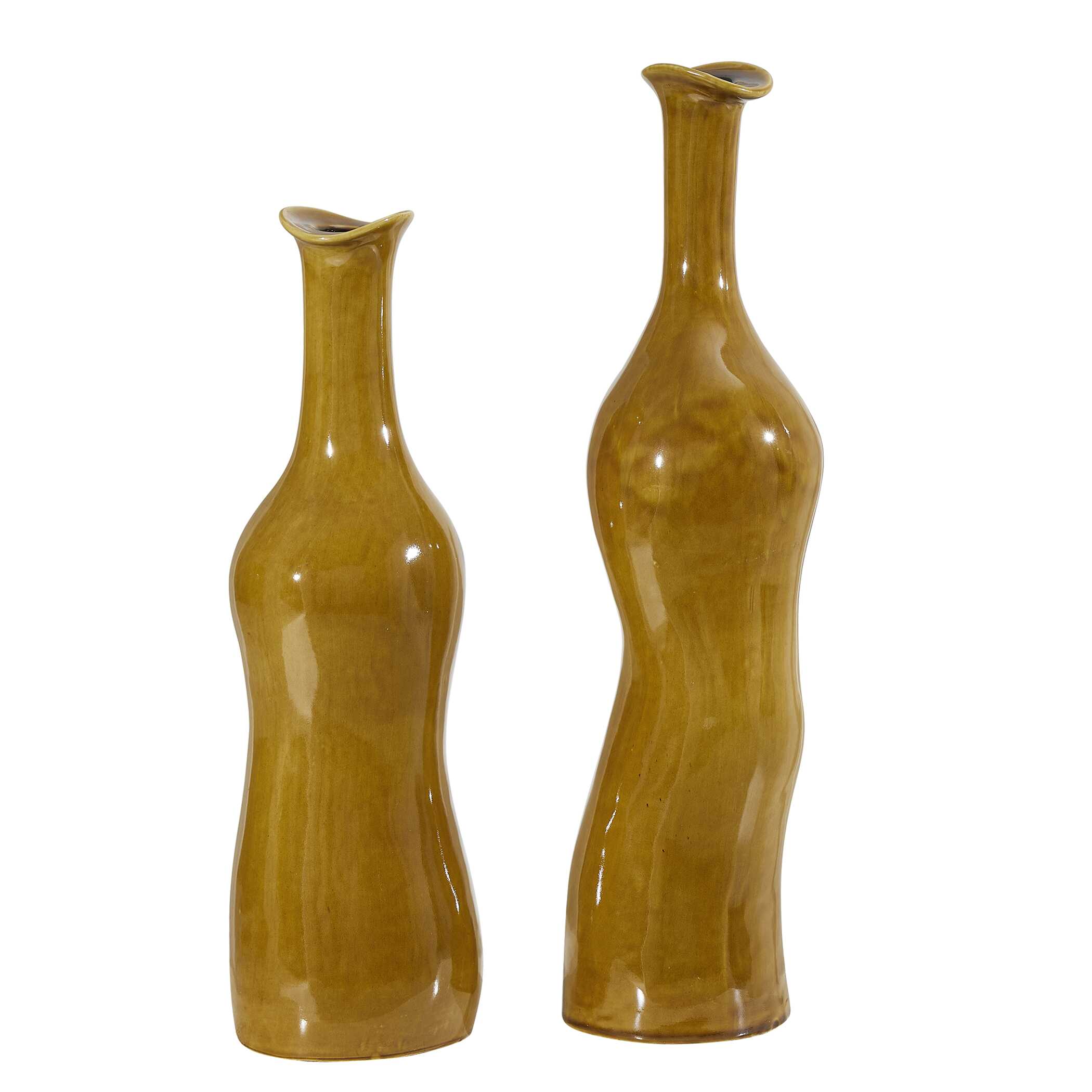 Uttermost Sienna Flow Indoor-Outdoor Bottle Vases - Set of 2