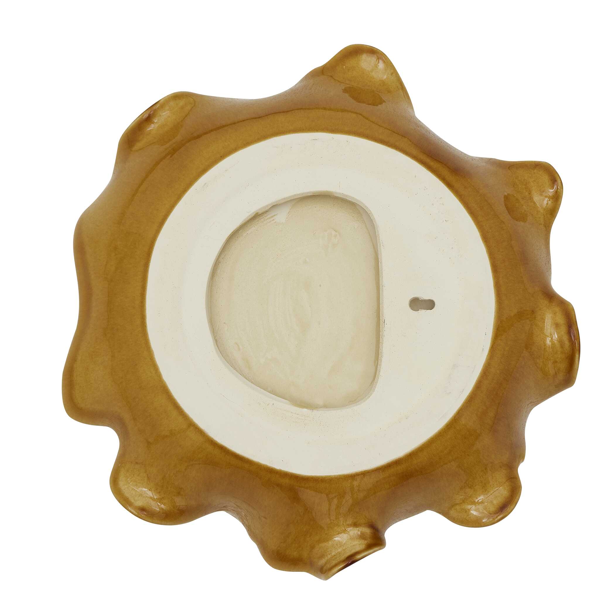 Uttermost Golden Crest Ruffle Indoor-Outdoor Bowl
