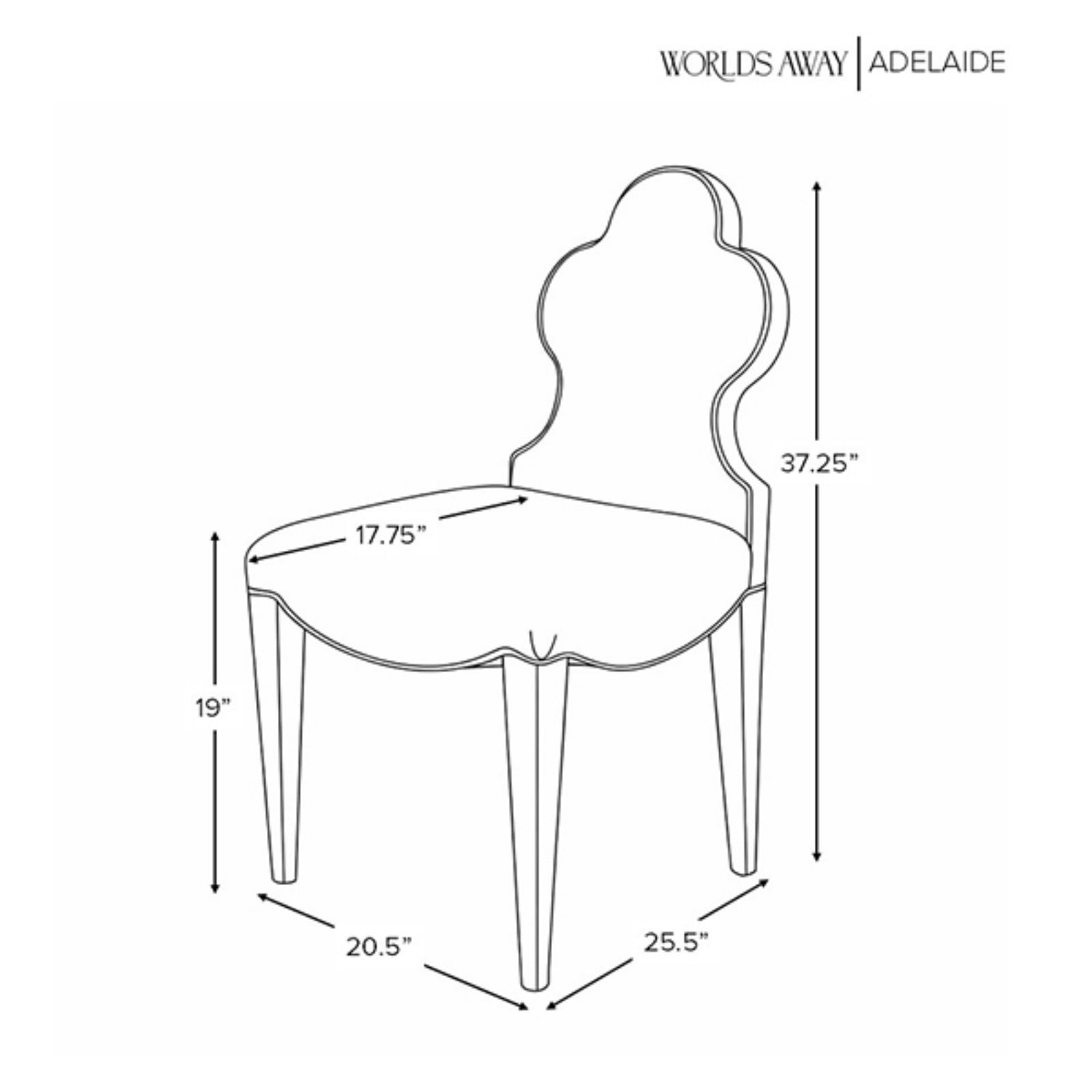 Adelaide Clover Back Dining Chair