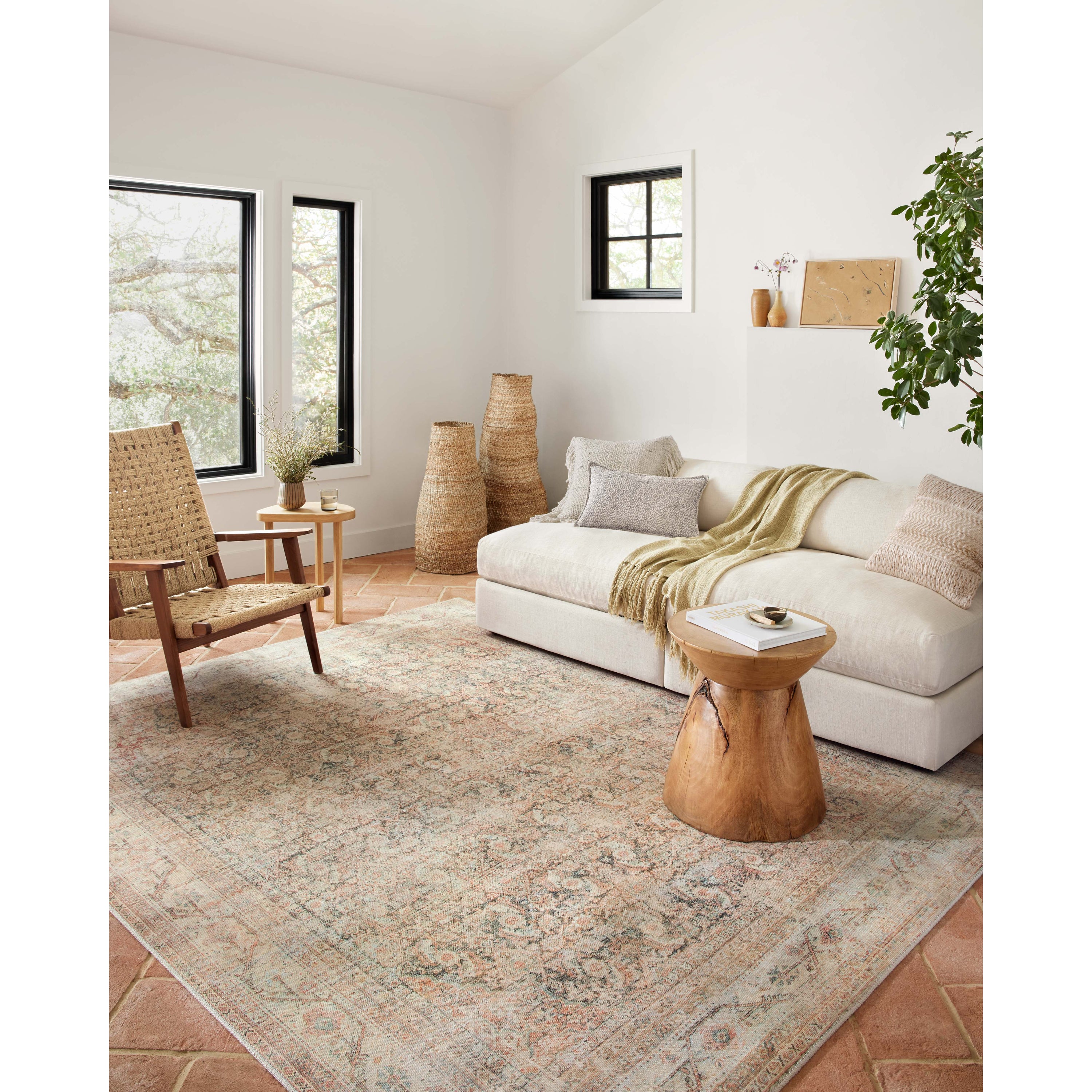 Loloi Adrian Natural/Apricot Rug