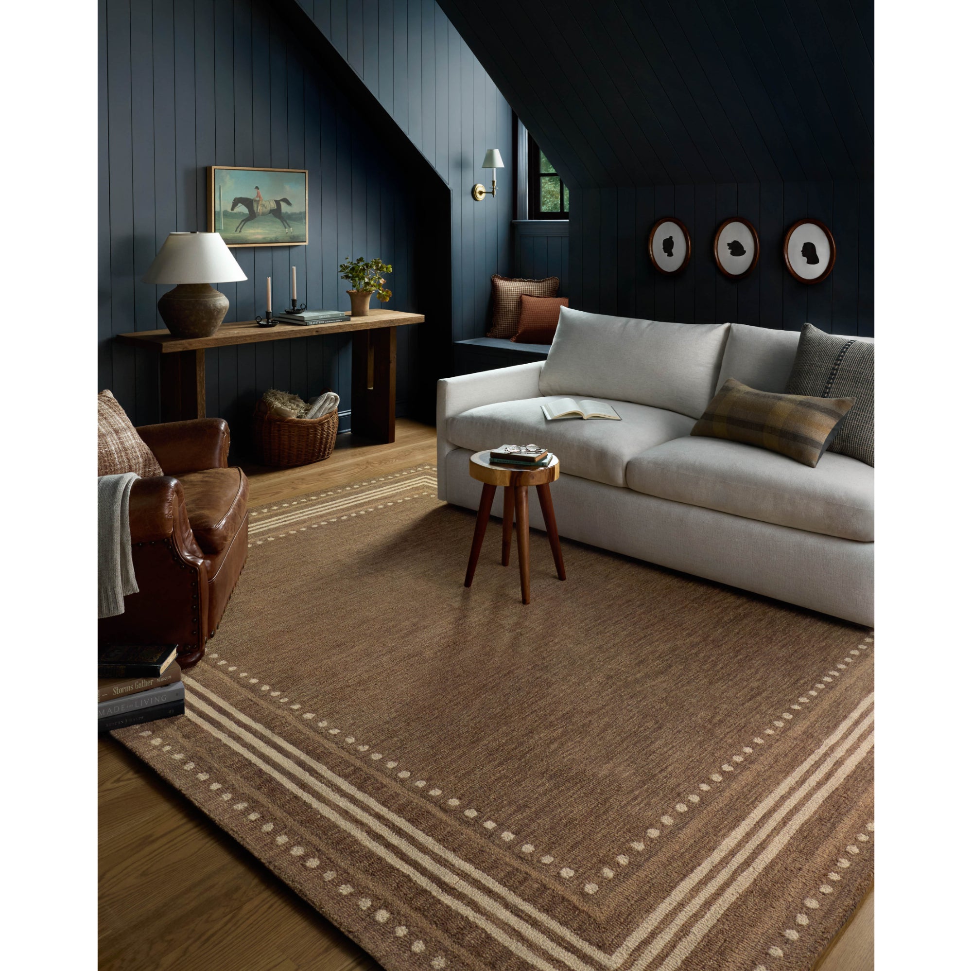 Chris Loves Julia x Loloi Alfie Bark/Natural Rug