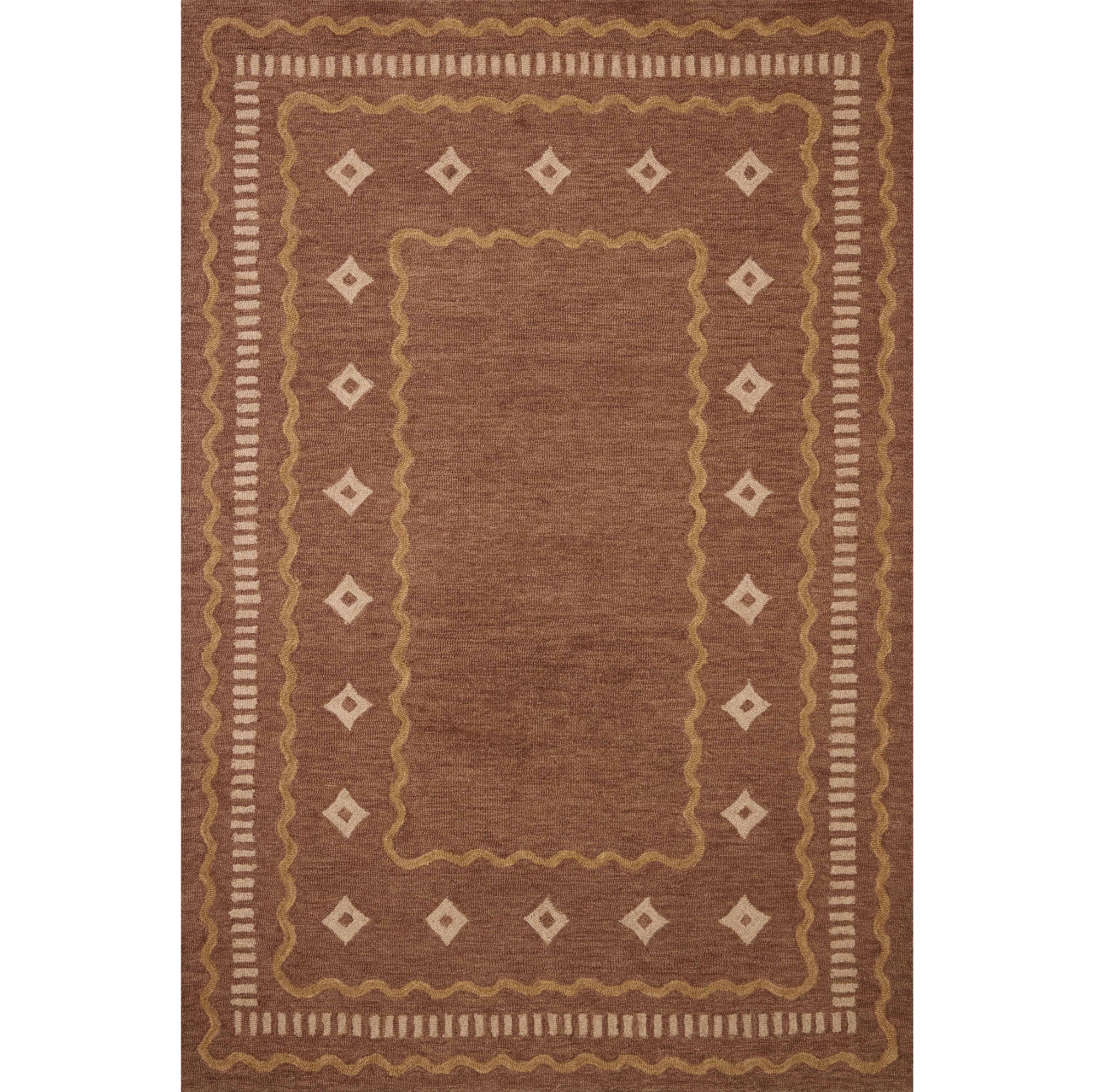 Chris Loves Julia x Loloi Alfie Clay/Spice Rug