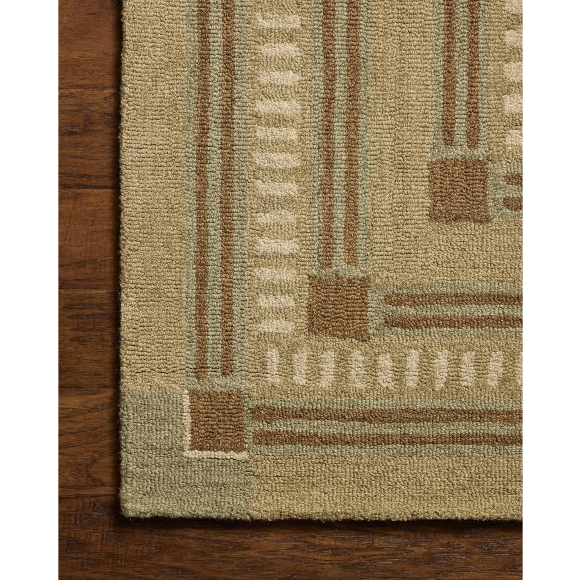 Chris Loves Julia x Loloi Alfie Green/Natural Rug