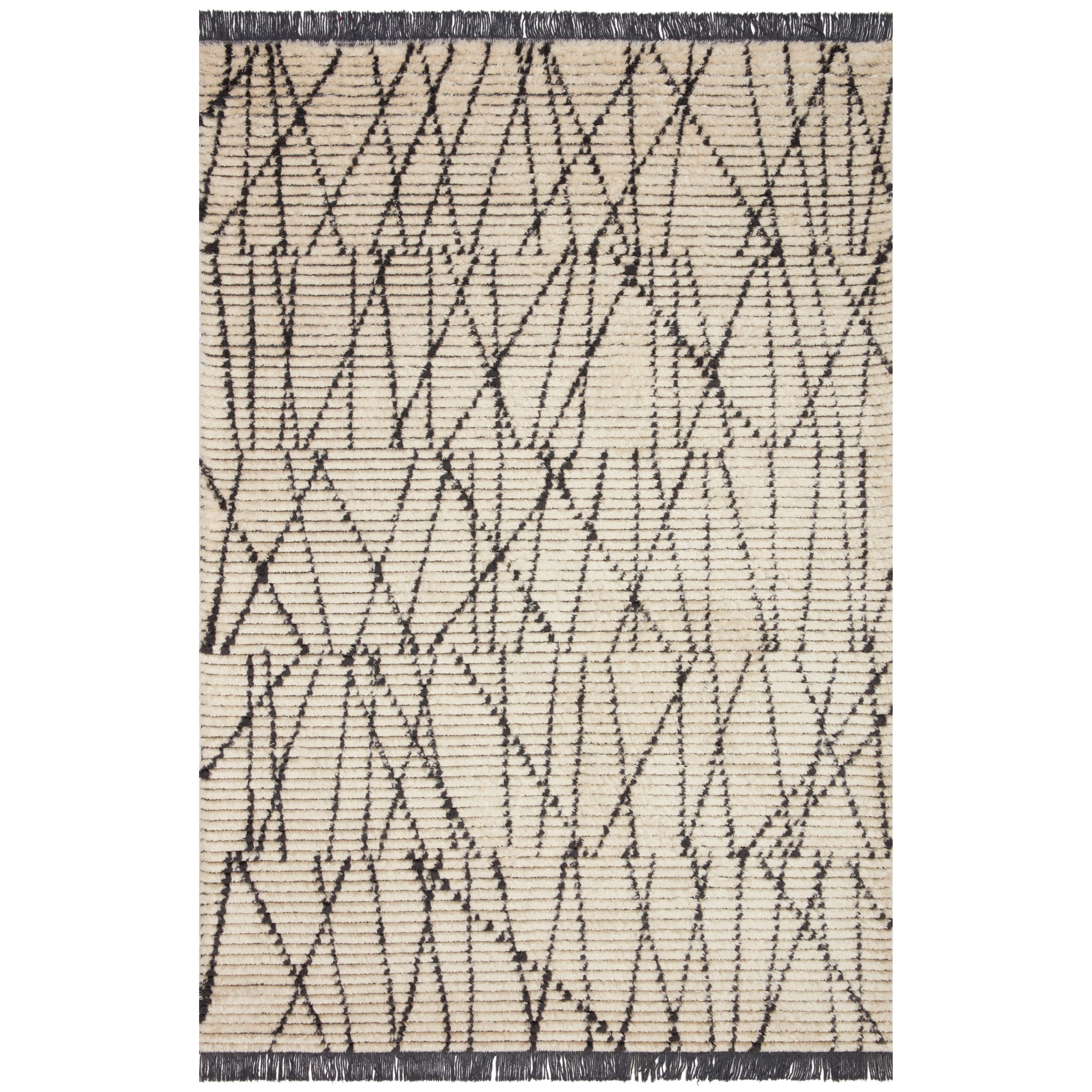 Chris Loves Julia x Loloi Alice ALI-01 Cream/Charcoal Rug