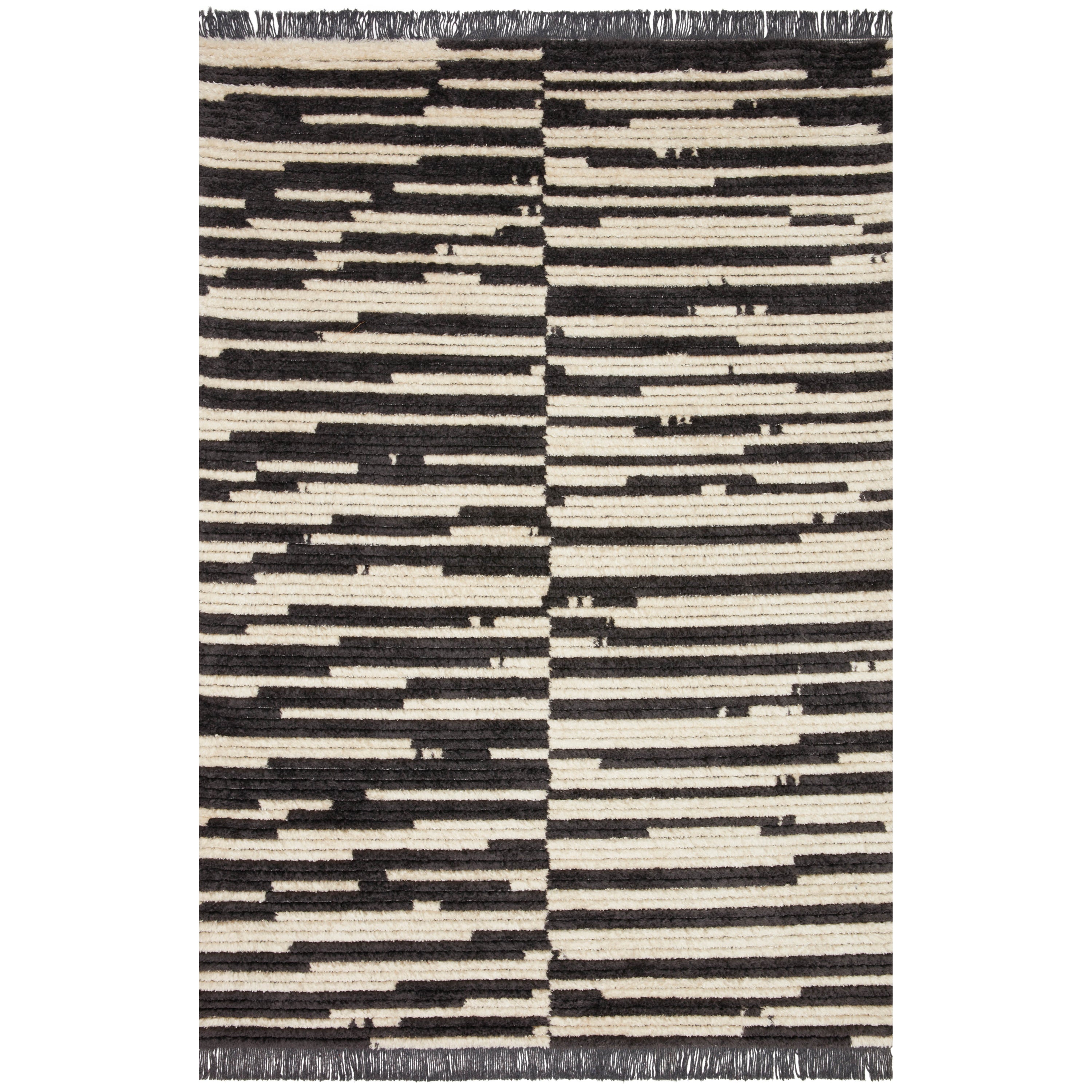Chris Loves Julia x Loloi Alice ALI-03 Cream/Charcoal Rug