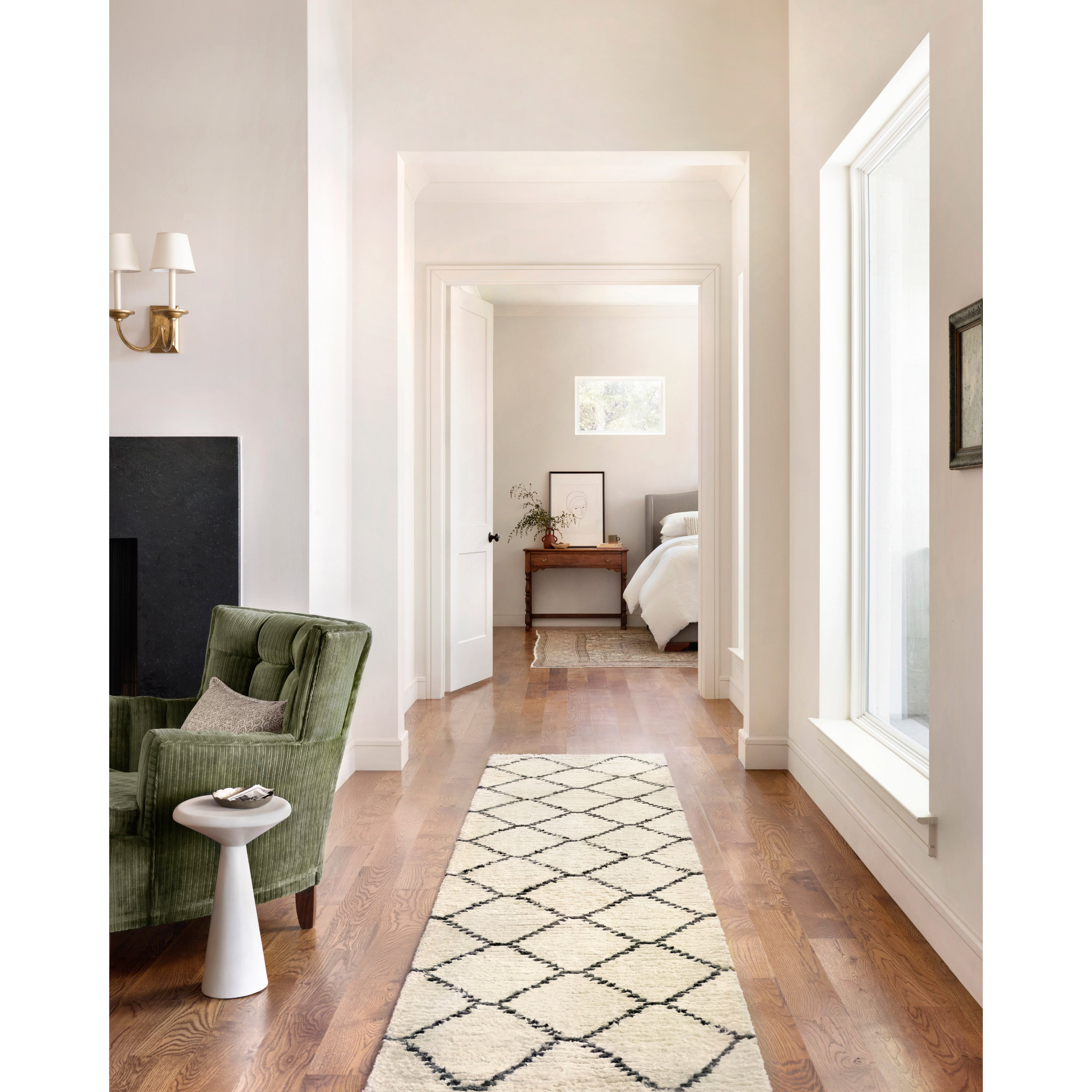 Chris Loves Julia x Loloi Alice ALI-04 Cream/Charcoal Rug