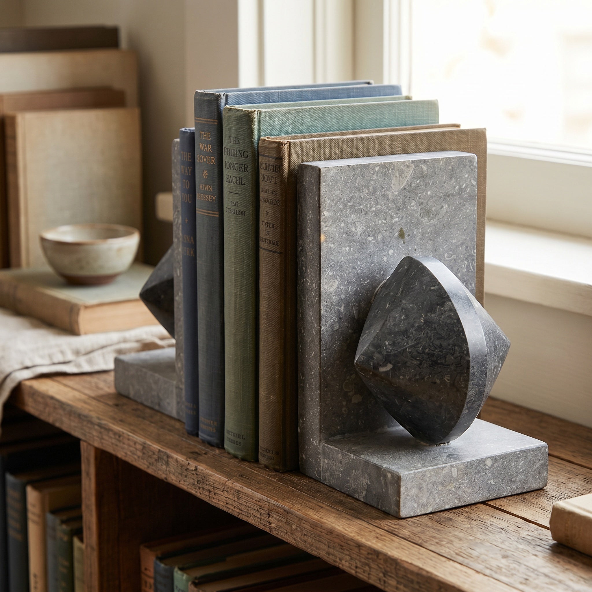 Marble Bookend