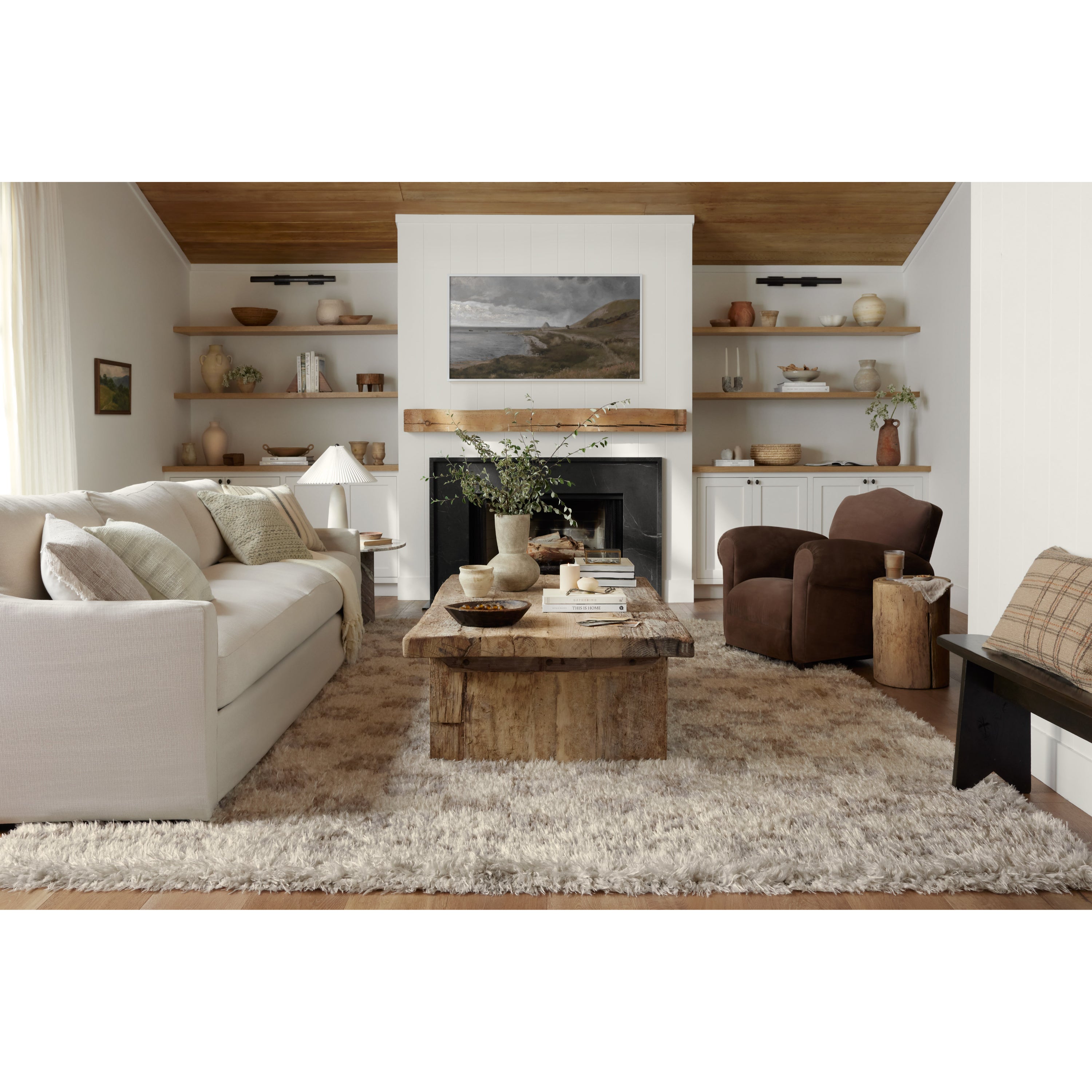 Angela Rose x Loloi Amira Ivory/Pebble Rug