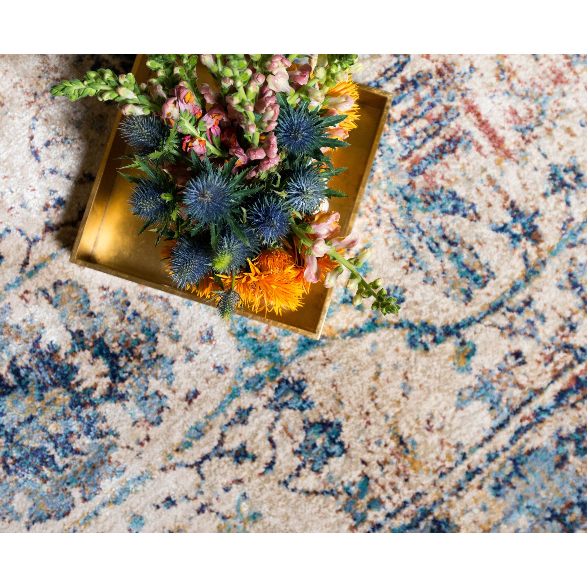 Loloi Anastasia Sand/Light Blue Rug