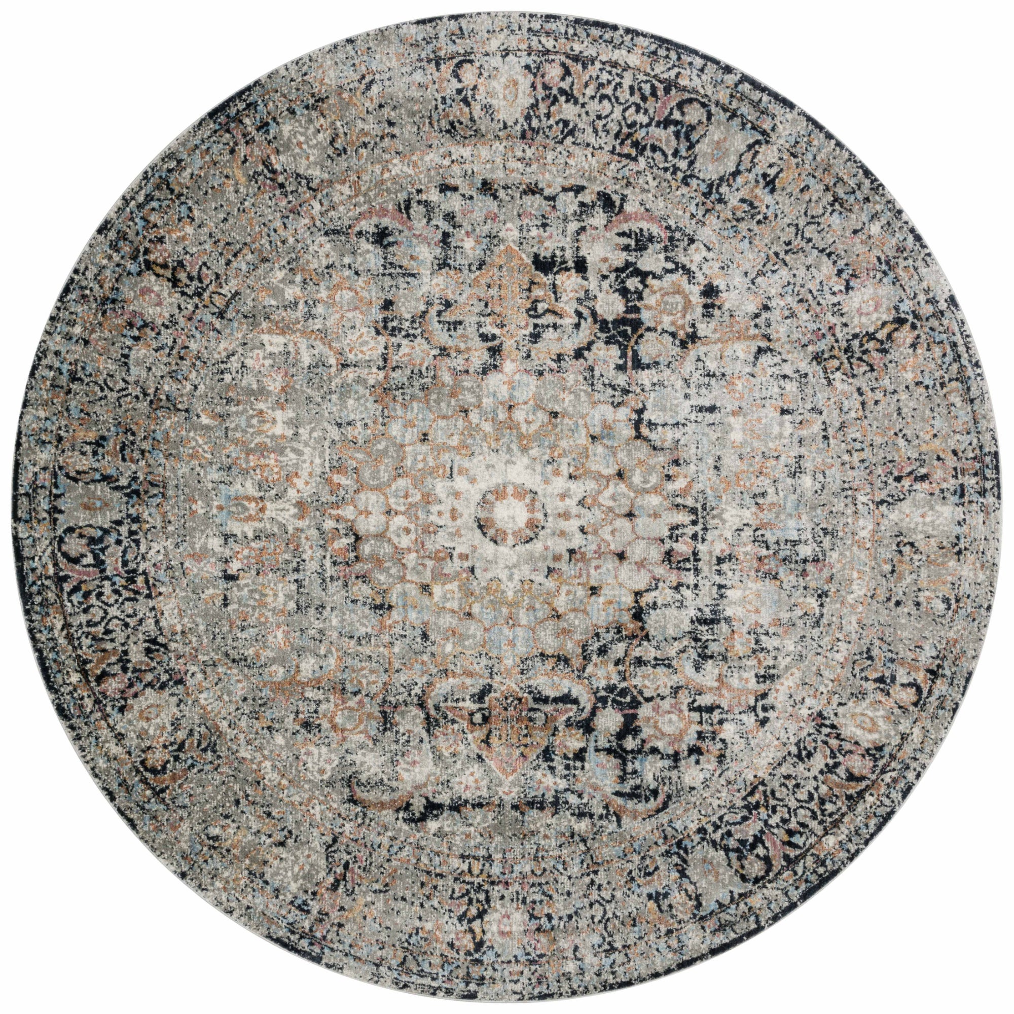 Loloi Anastasia Charcoal/Sunset Rug