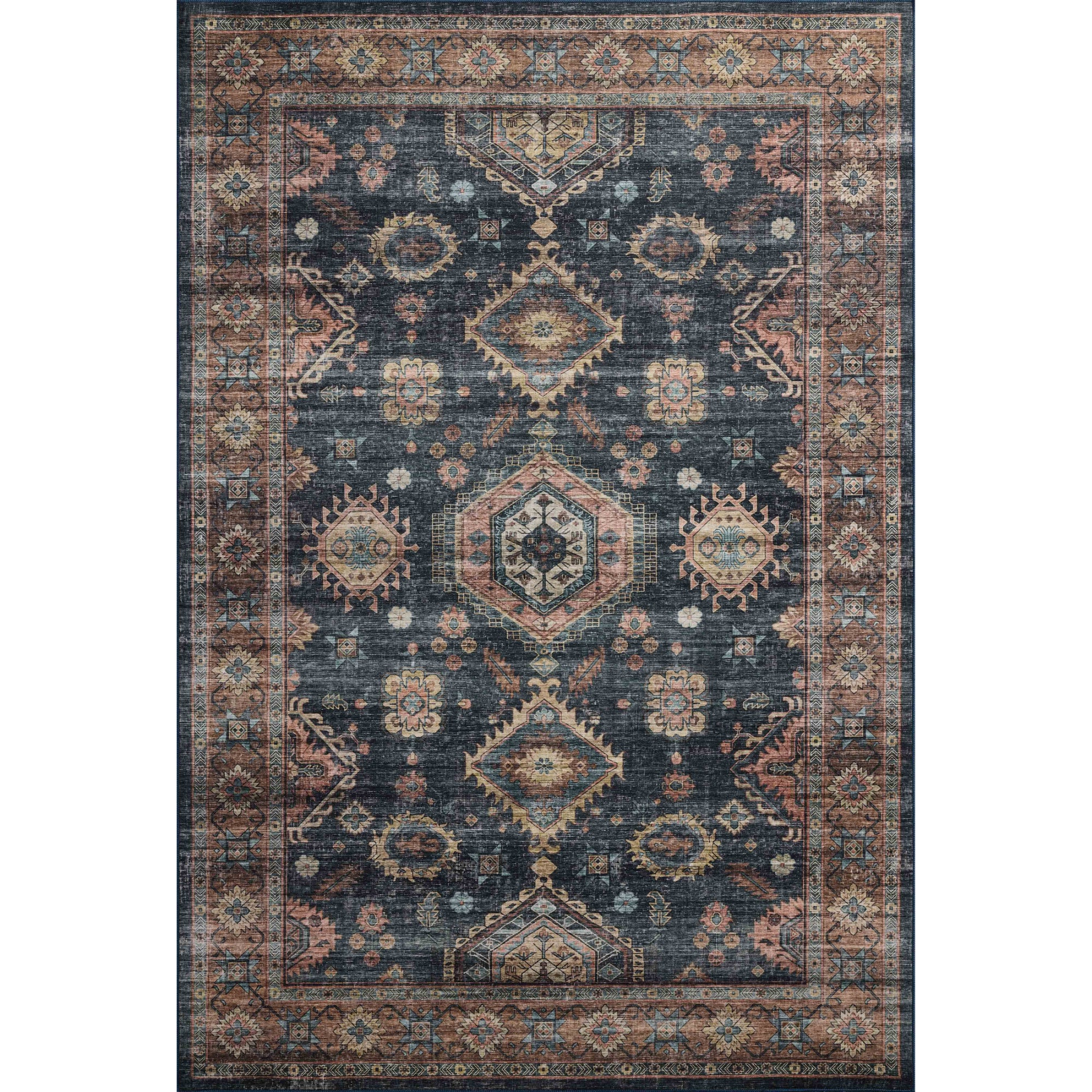 Loloi Anniston Denim/Sunset Rug