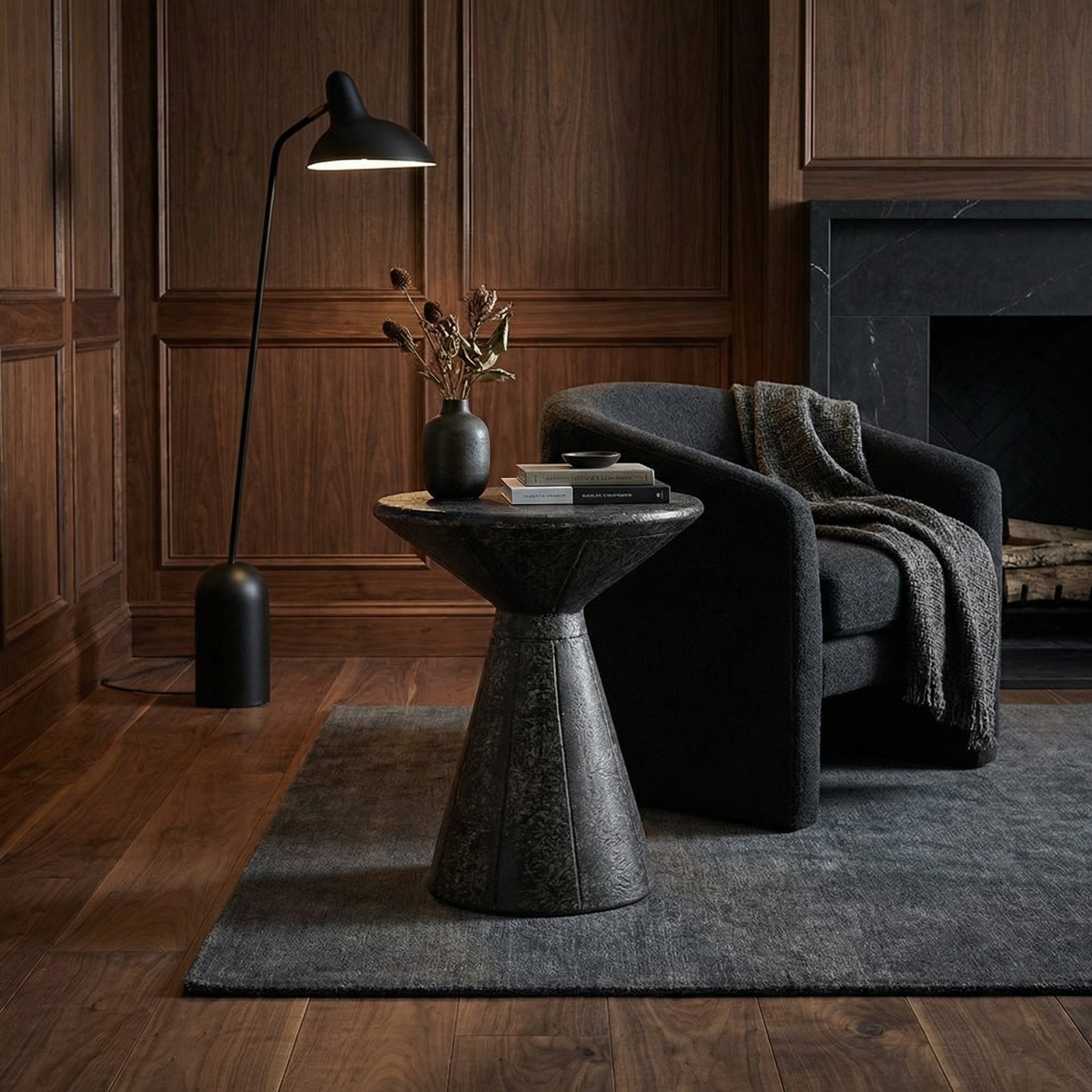 Pedestal Side Table
