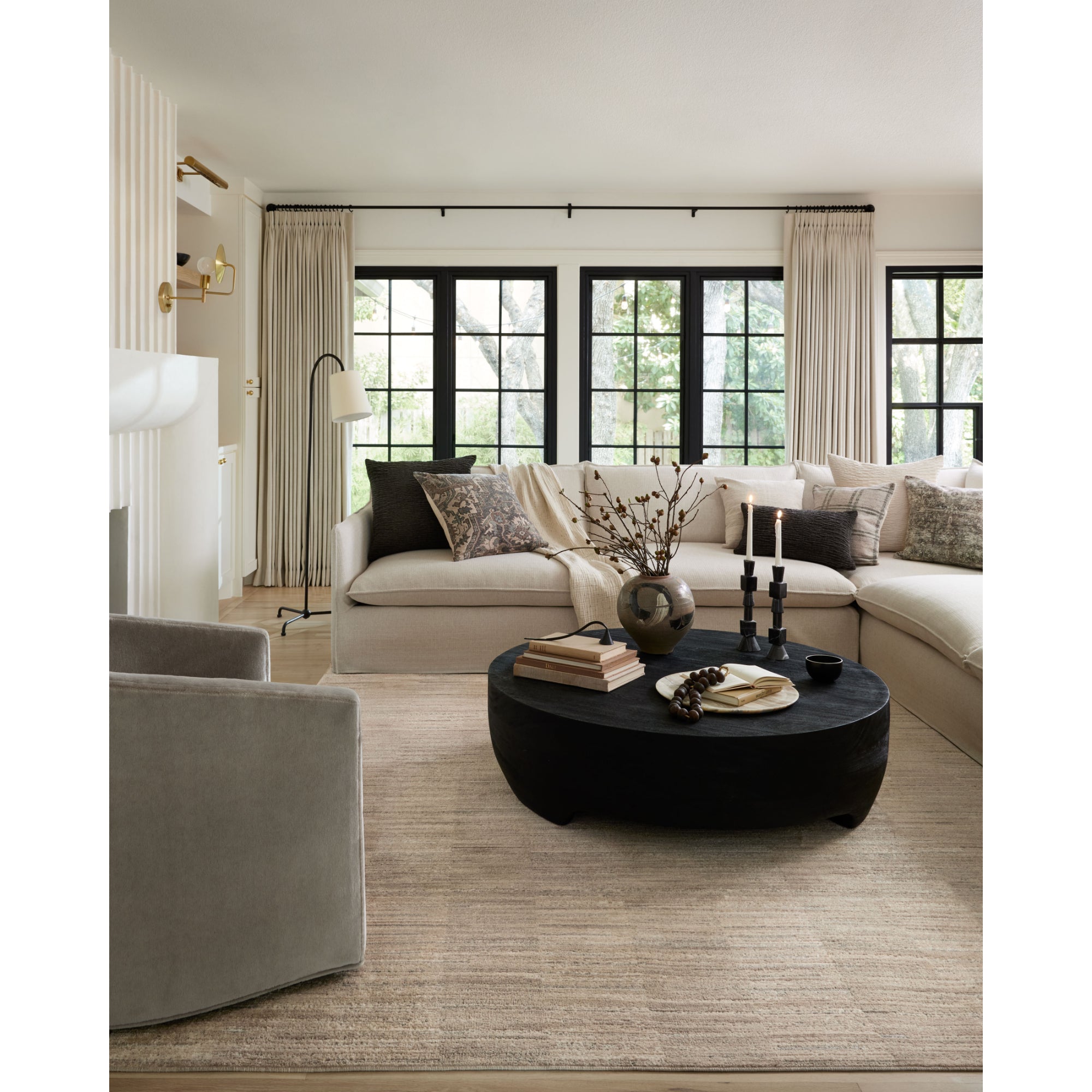 Loloi Arden Natural/Pebble Rug