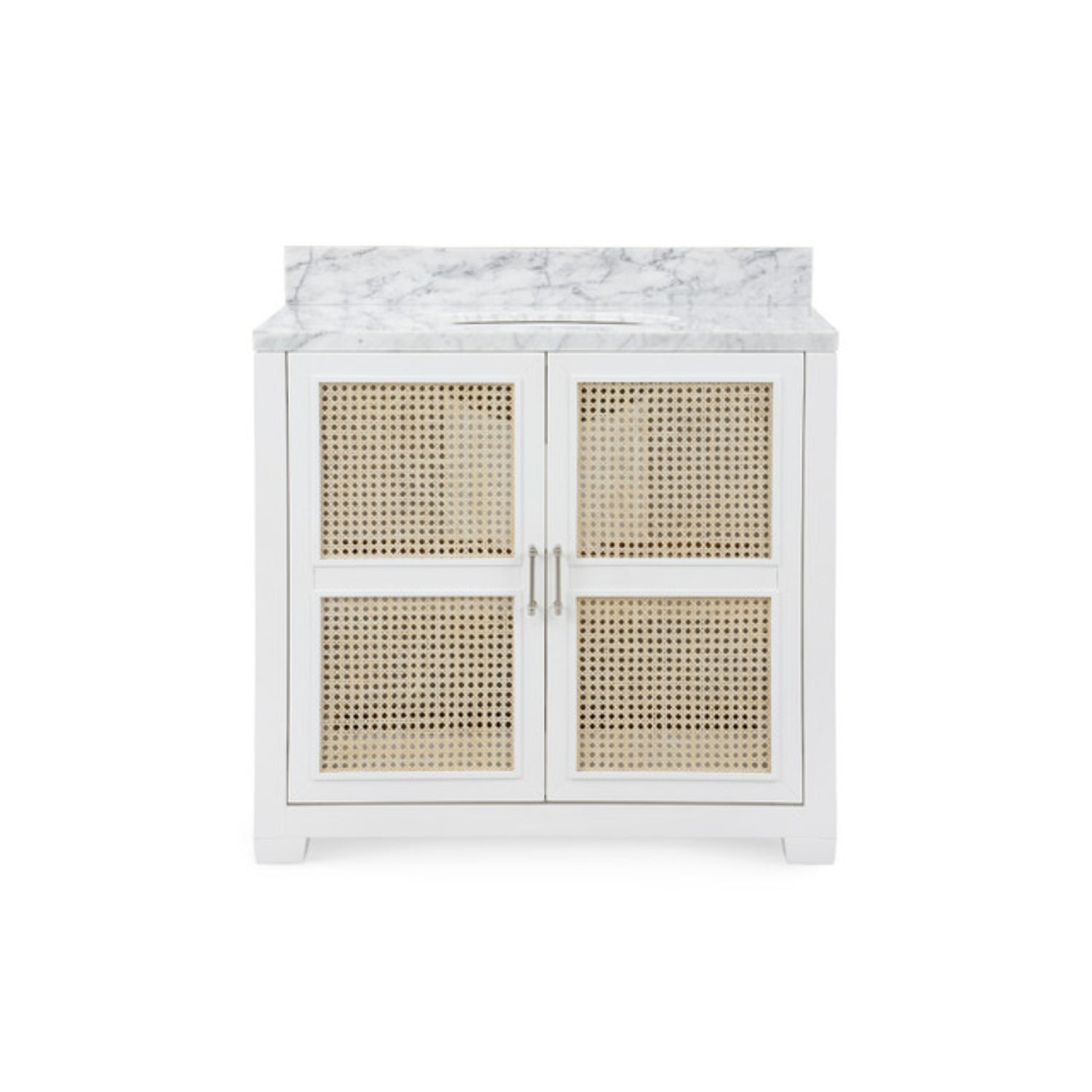 Ariel 2-Door Cabinet with 36" Marble Vanity Top