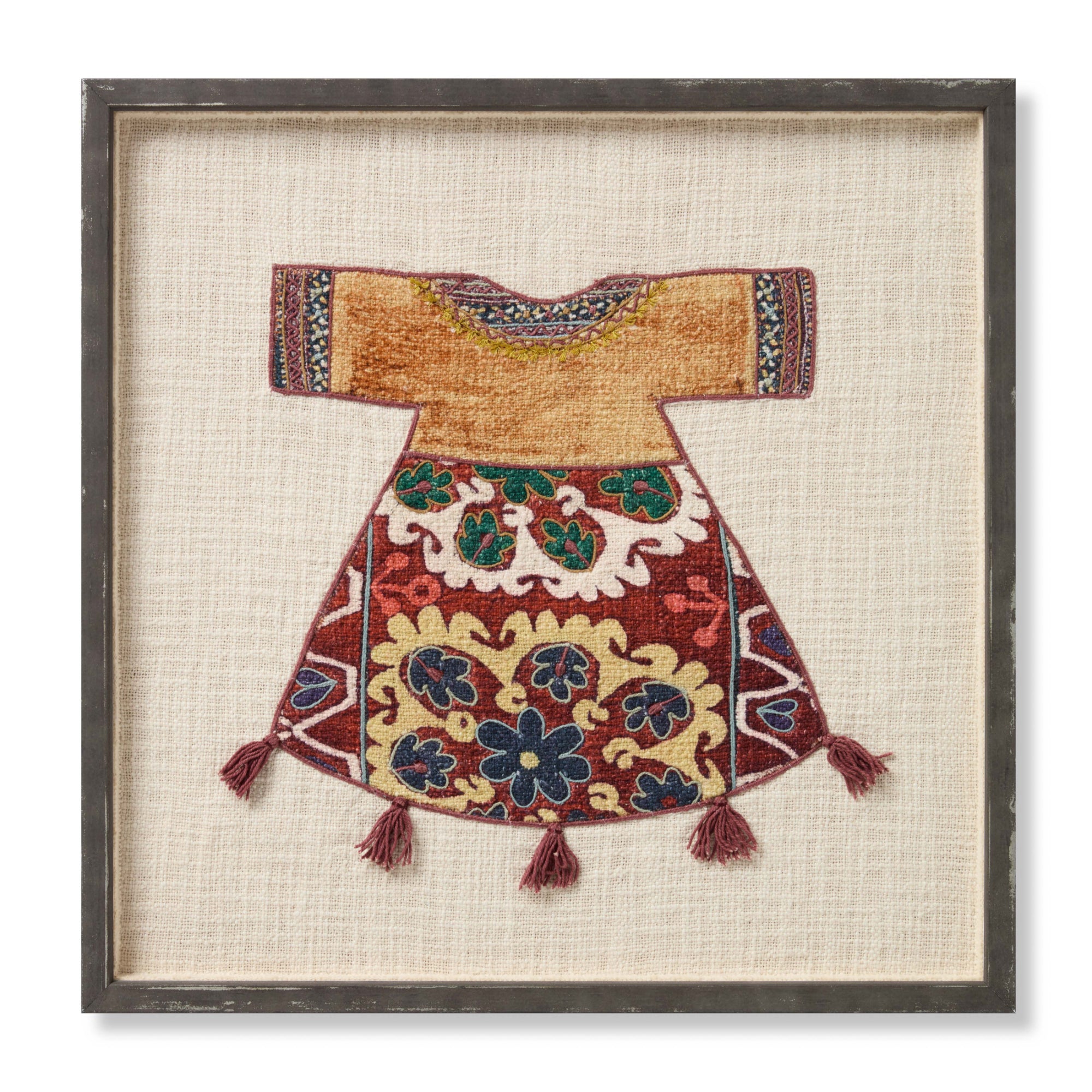 Loloi Alborz Yellow/Multi 1'-11" X 1'-11" Wall Art