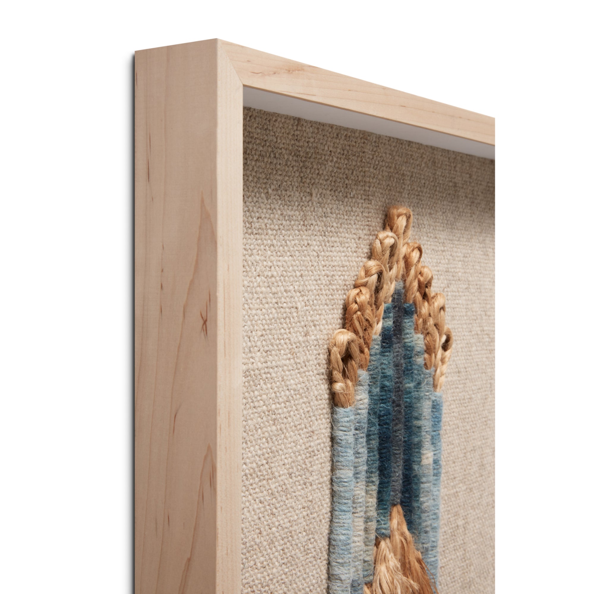 Loloi Ashley Beige/Blue 1'-7" x 2'-1" Wall Art