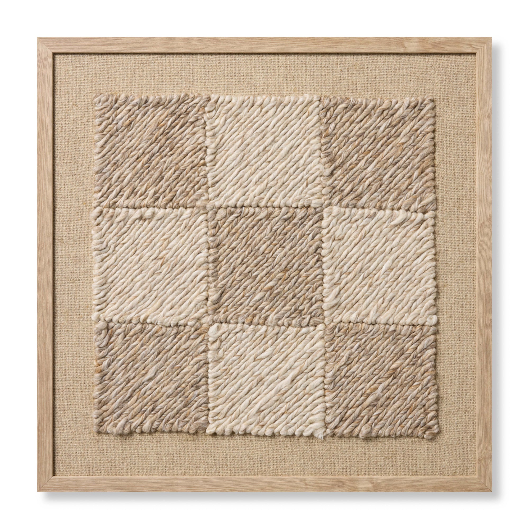 Loloi Caballero Beige/Ivory 2'-8" x 2'-8" Wall Art