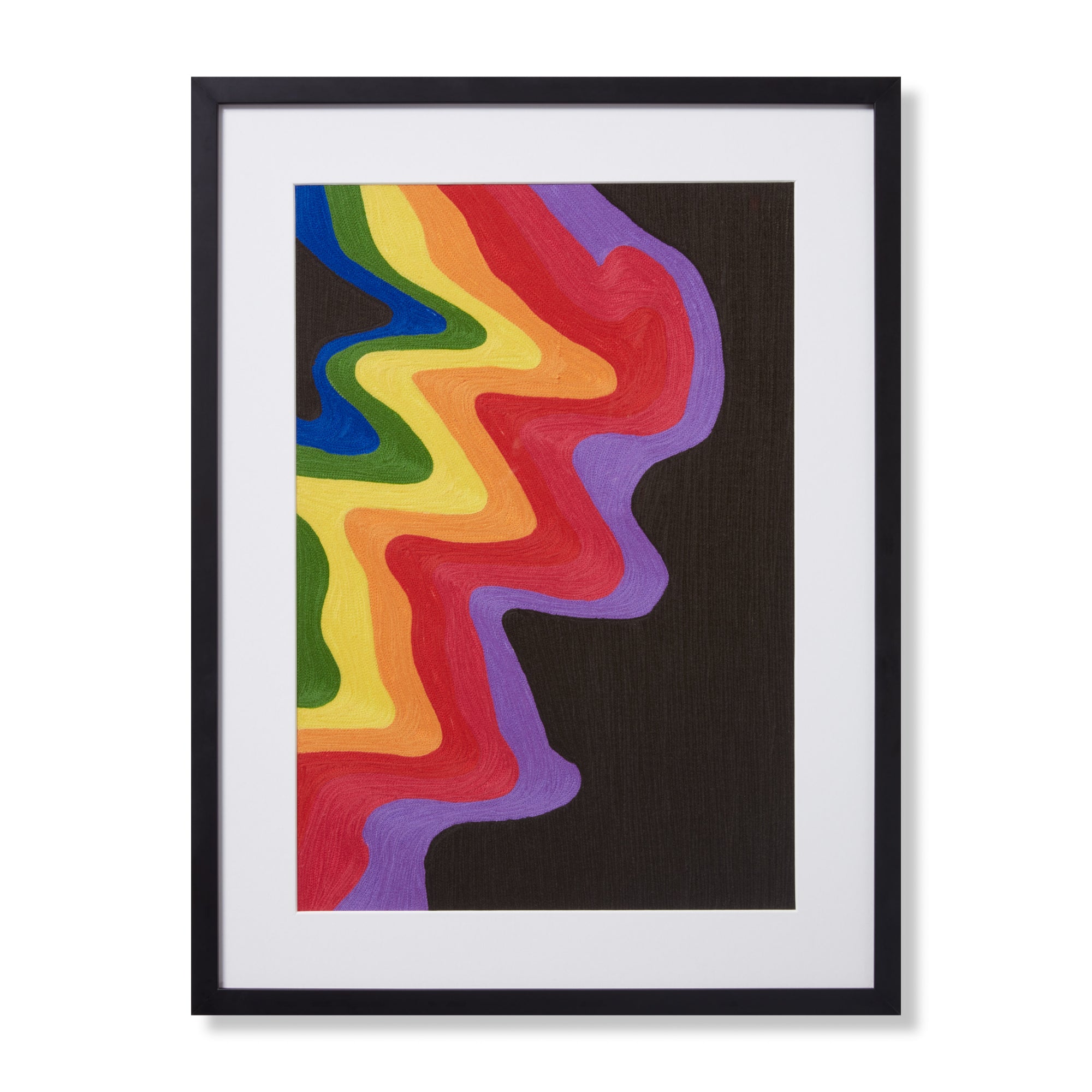 Loloi Celebration Multi/Black 2'-5" X 1'-10" Wall Art