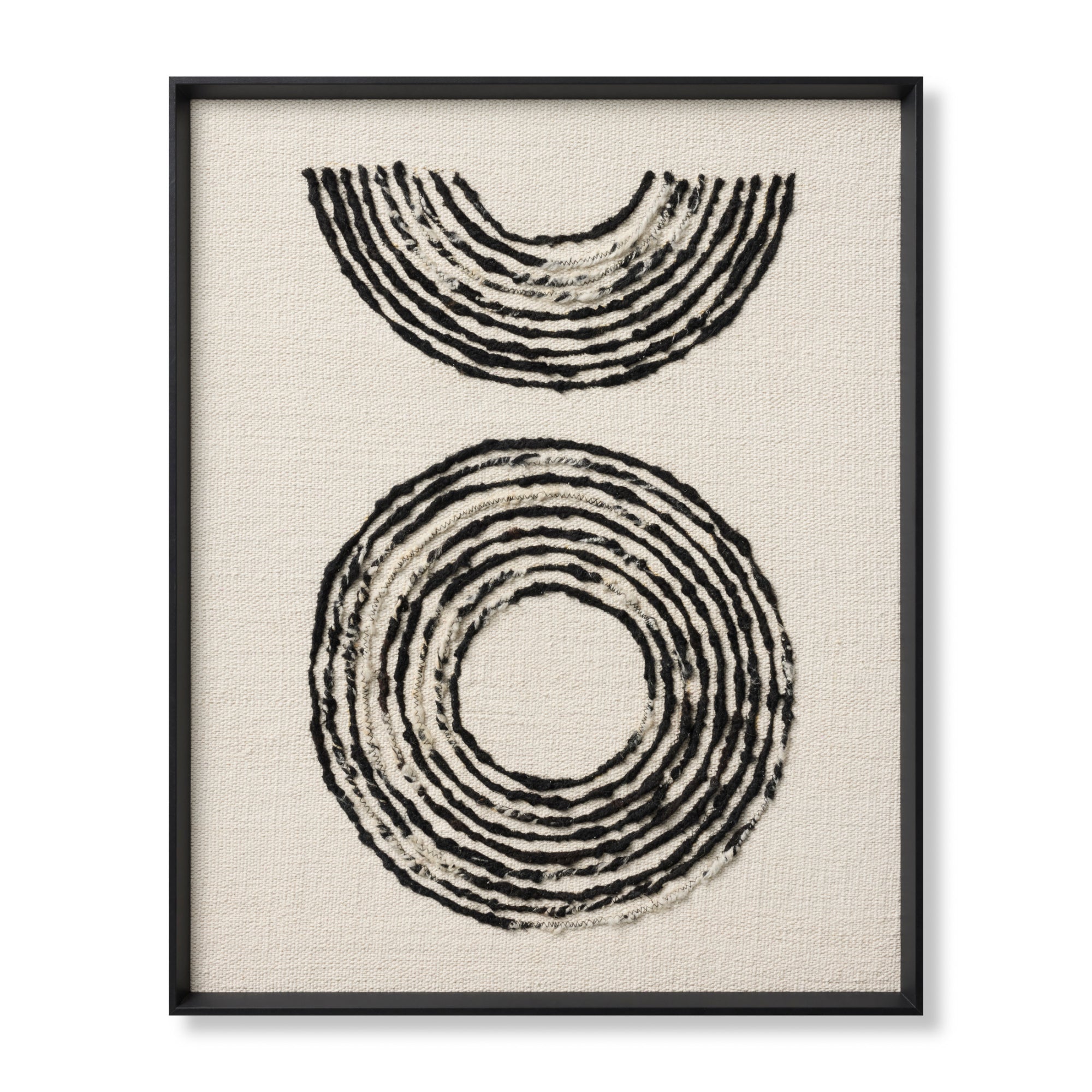 Loloi Chorus Black/Ivory 2'-9" x 3'-5" Wall Art