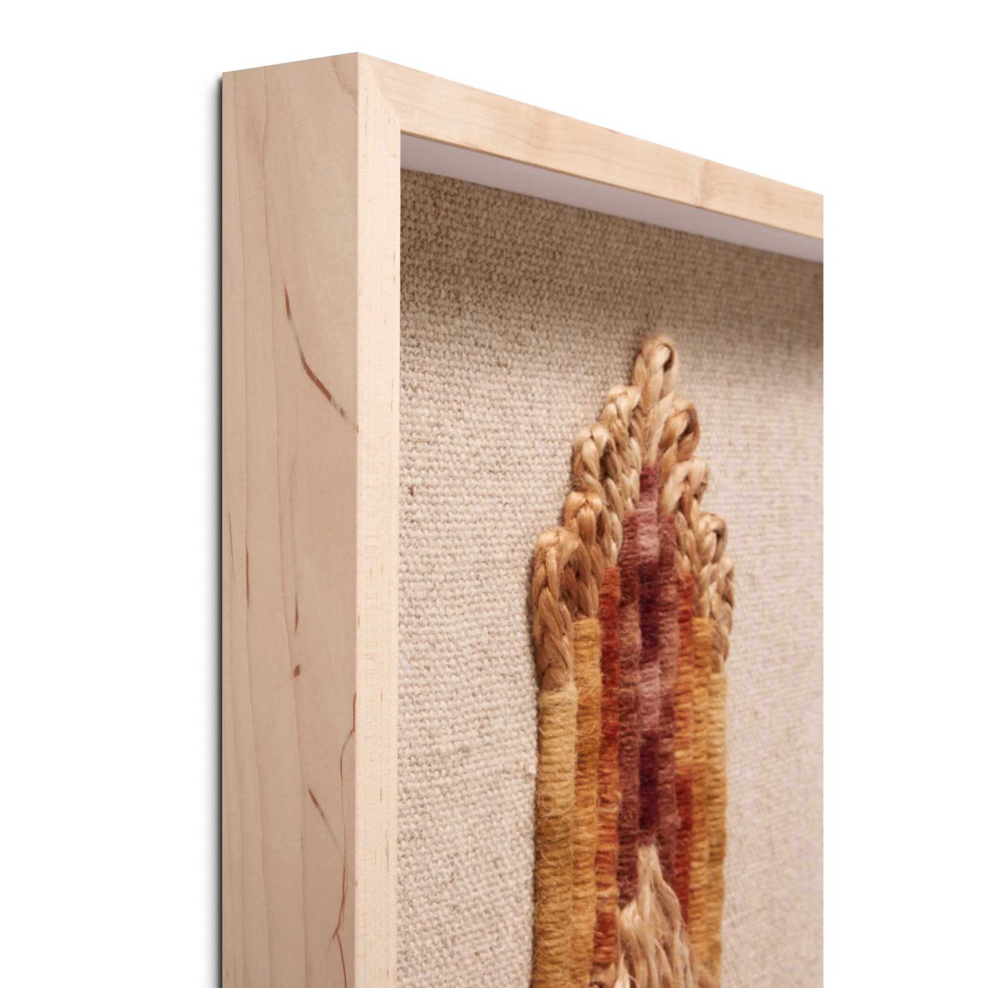 Loloi Chrissy Beige/Orange 1'-7" x 2'-1" Wall Art