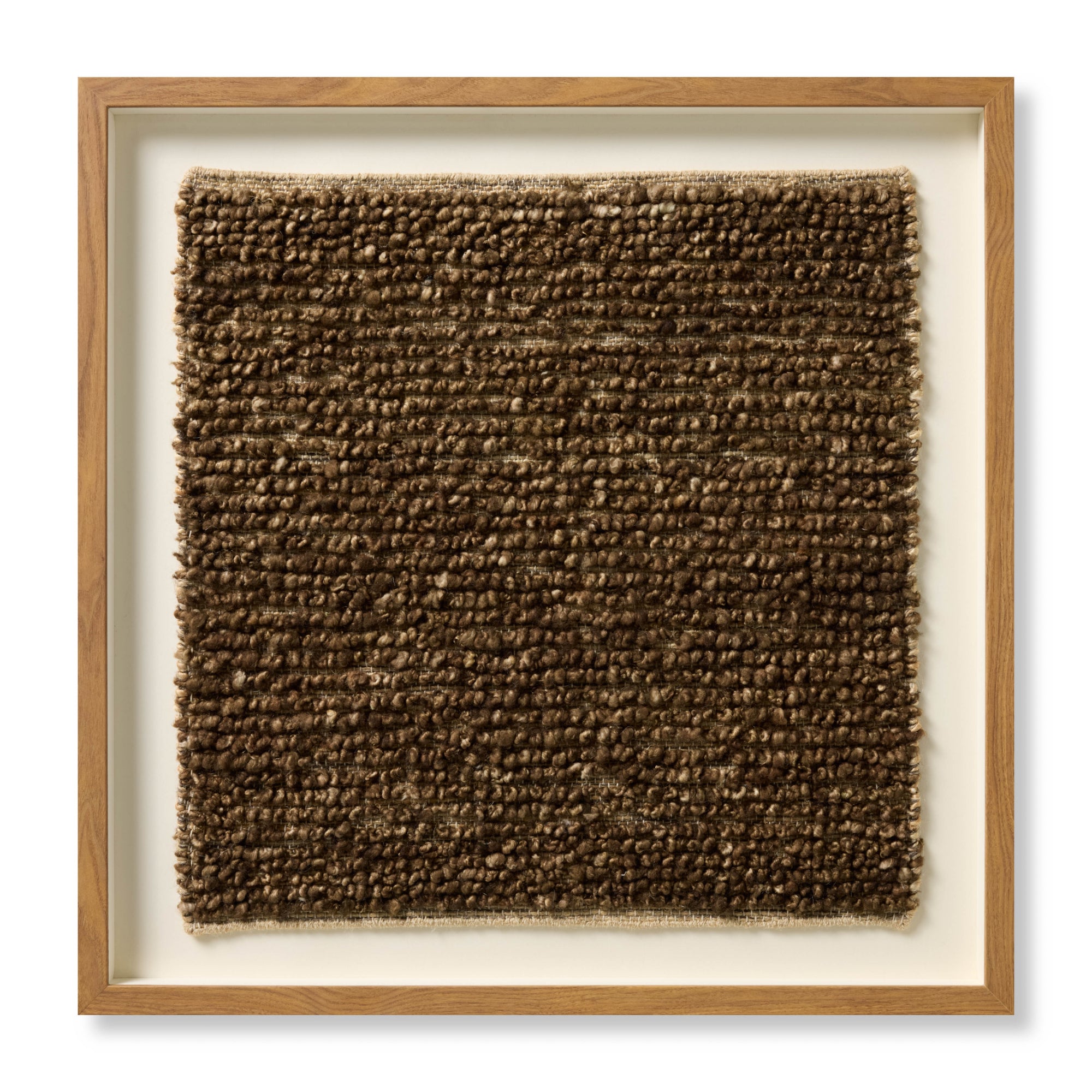 Loloi Coffee Bean Brown/Beige 2'-10" x 2'-10" Wall Art