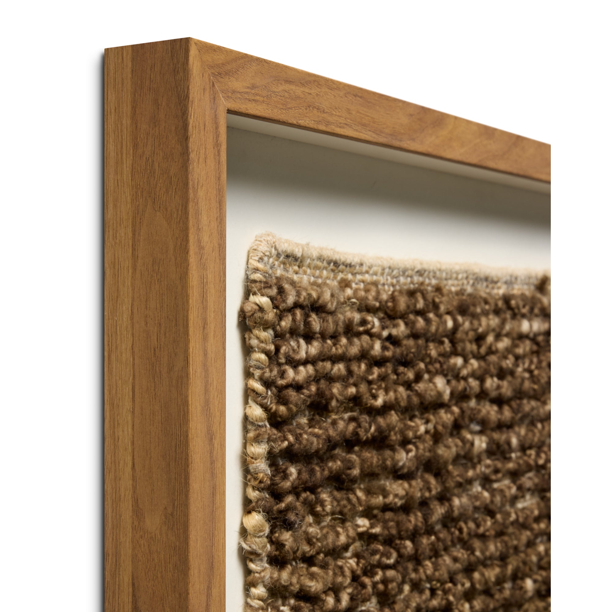 Loloi Coffee Bean Brown/Beige 2'-10" x 2'-10" Wall Art