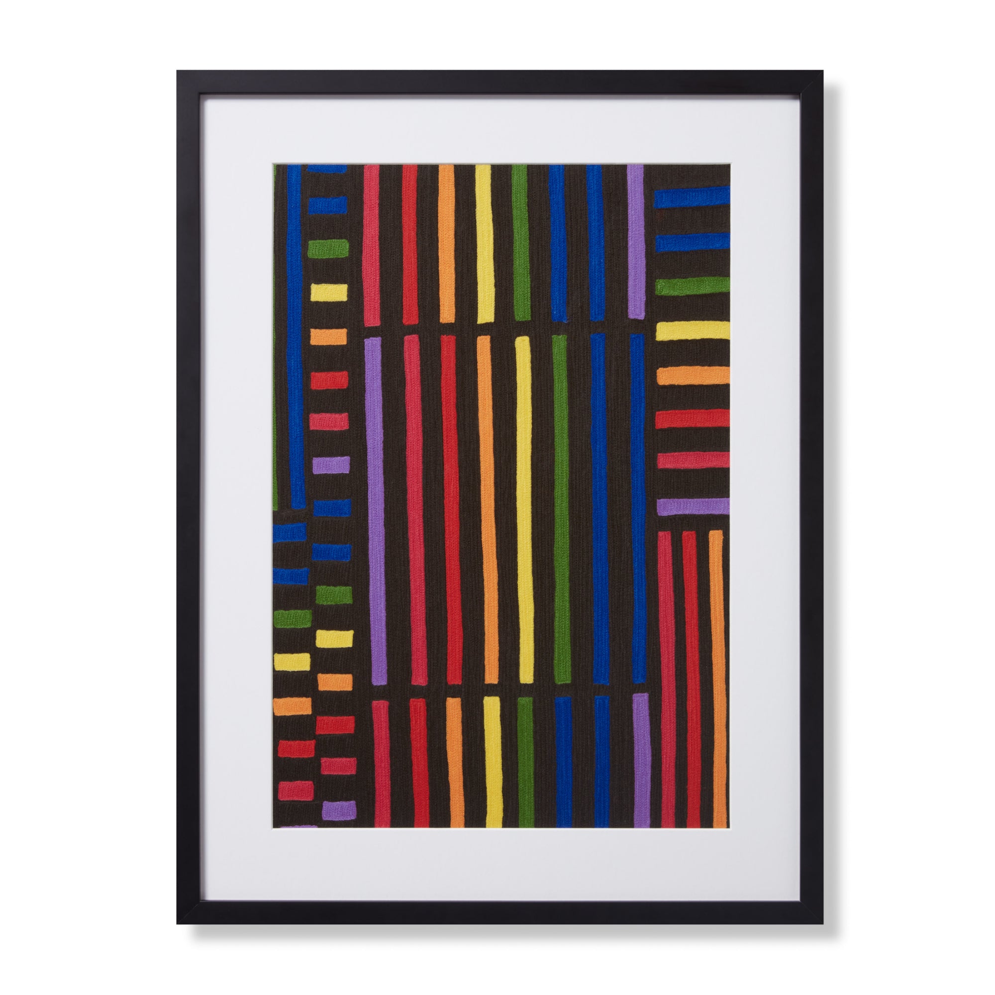 Loloi Community Multi/Black 2'-5" X 1'-10" Wall Art