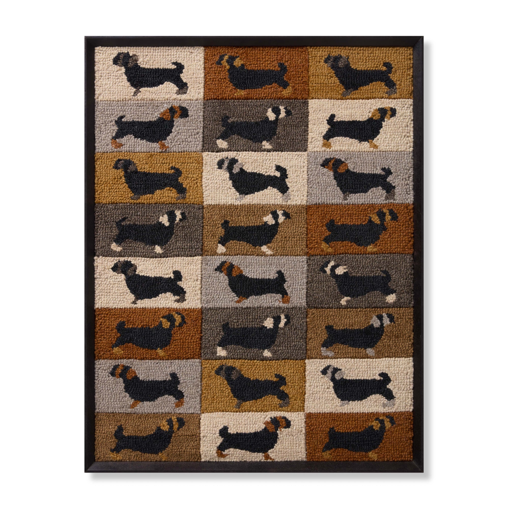 Loloi Dackel Brown/Grey 2'-8" X 3'-5" Wall Art