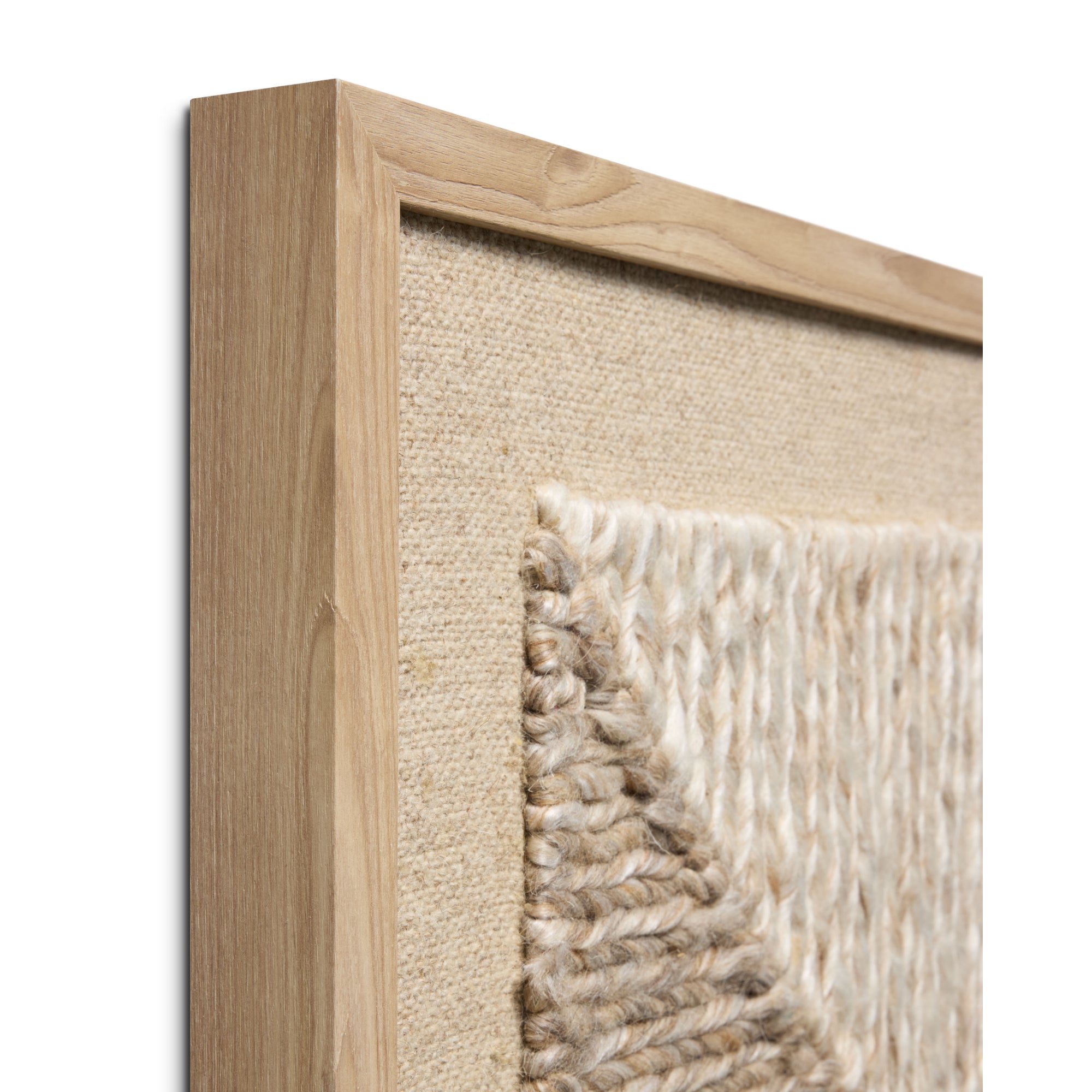 Loloi Diamante Beige/Ivory 2'-8" x 2'-8" Wall Art